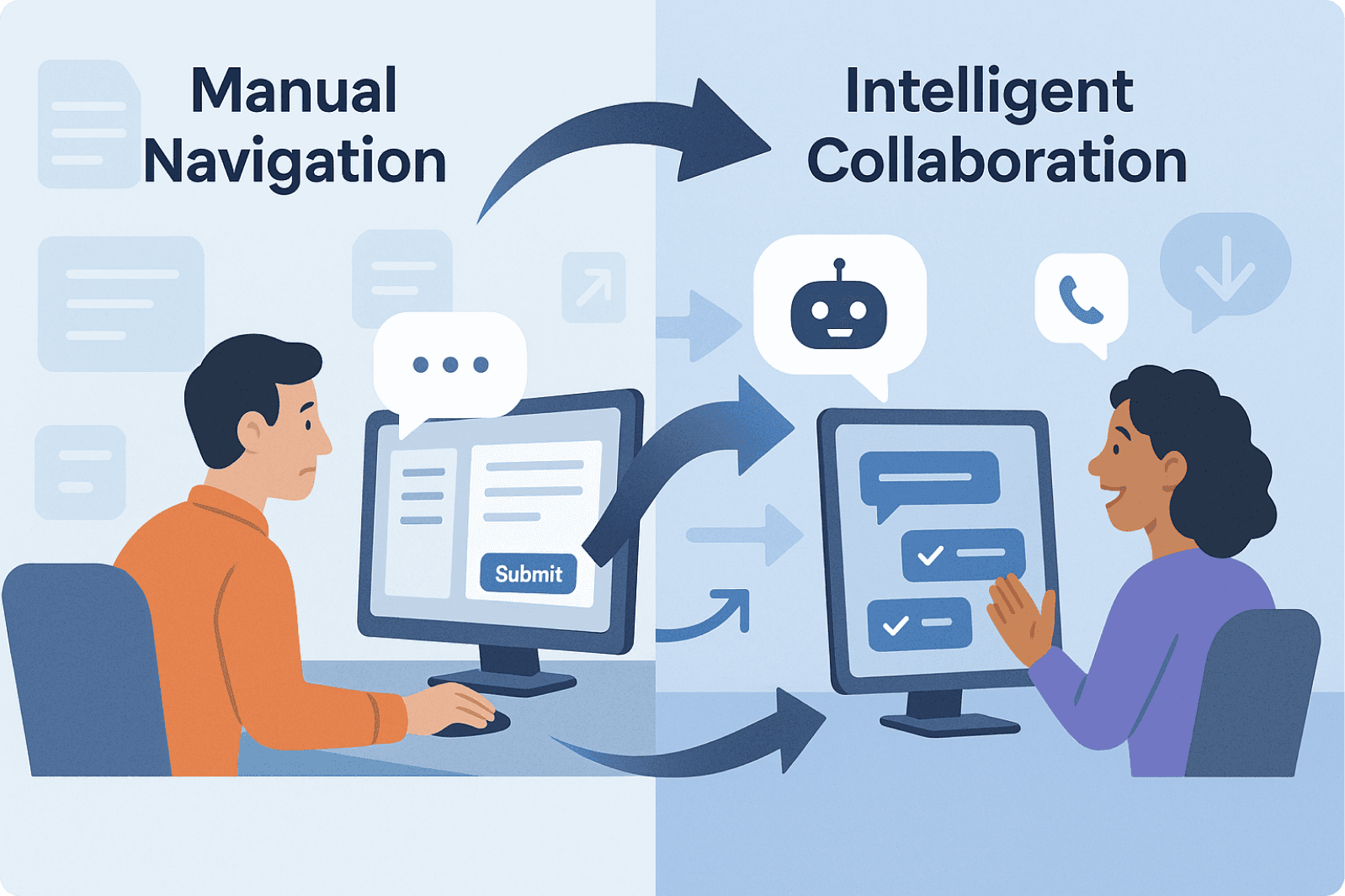 Saas vs Aguntic AI The Interaction Model