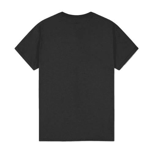 Gildan 5000 black t-shirt mockup back