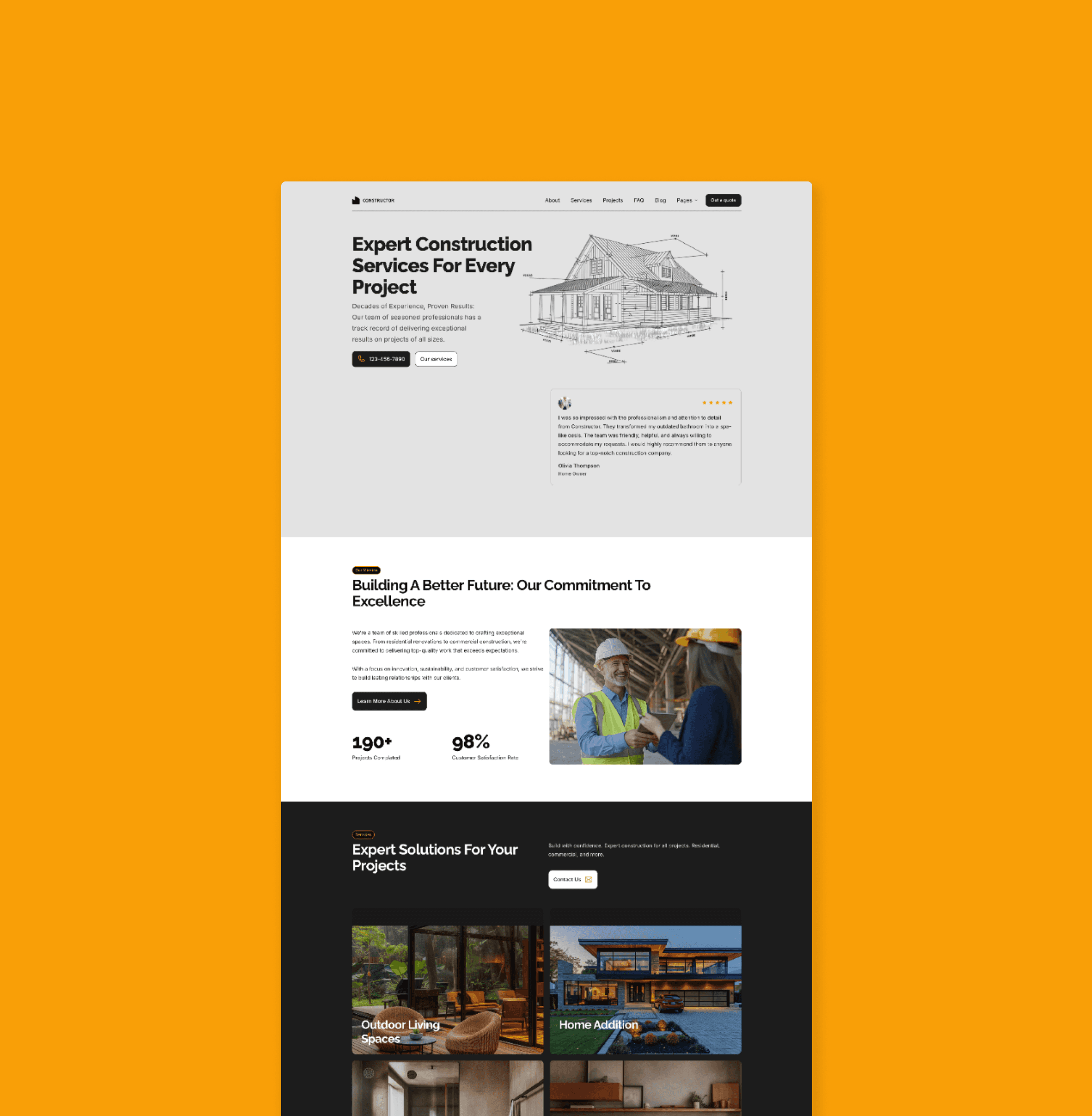 Framer Construction Template