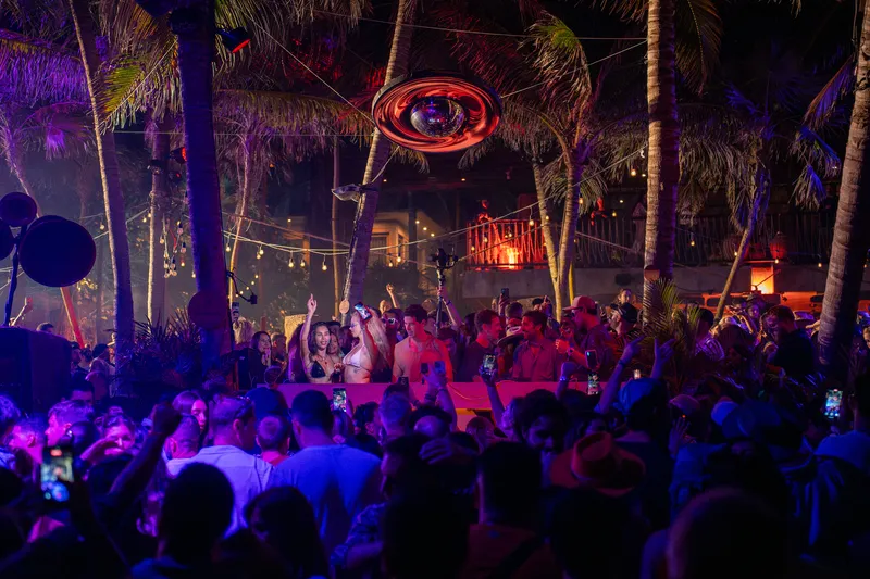 Music and nightlife experience at BE Tulum during Bonding Season 2027 in Tulum, Mexico.