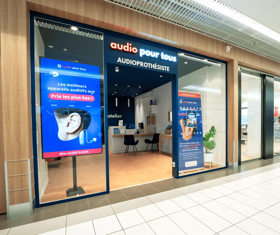 Bilan auditif gratuit. Appareillage Auditif. Prendre RDV dès maintenant avec l'audioprothésiste Audio Pour Tous de Saint-Brice-Courcelles (51)
