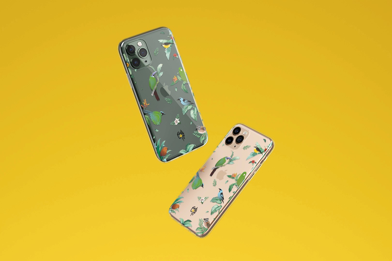 Mockup ilustrativo de funda de celular