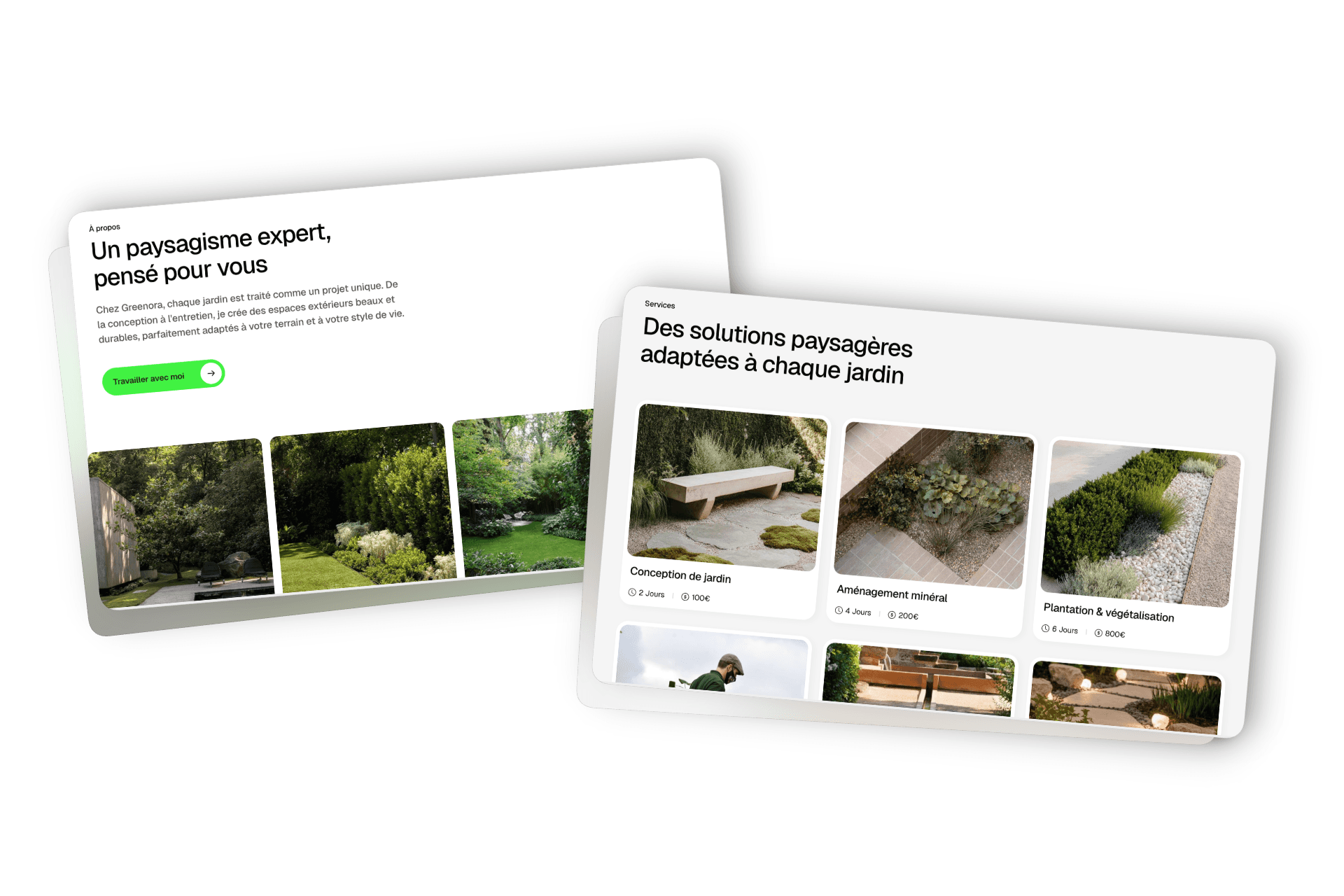 site web entreprise paysagisme Hérault