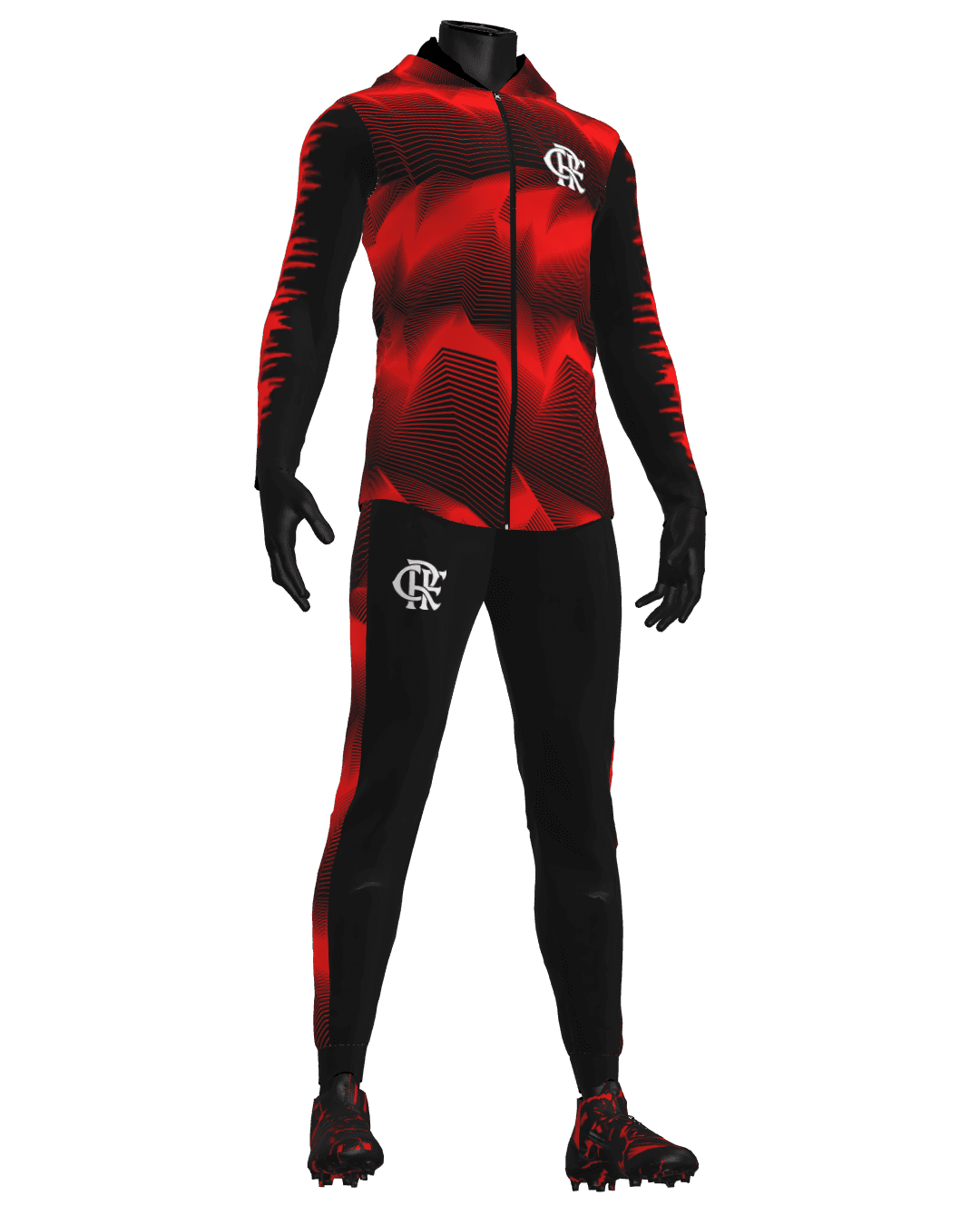 Modelagem Gola Y esportiva profissional aplicada em camiseta sublimada