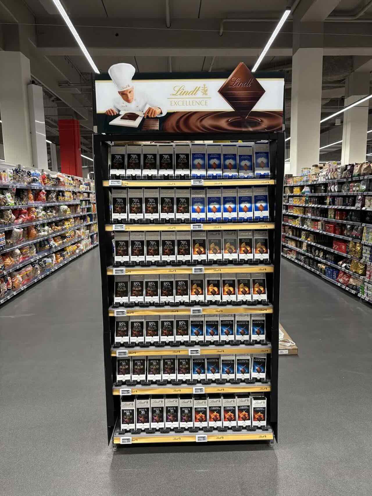 Exemple tête de gondole lindt