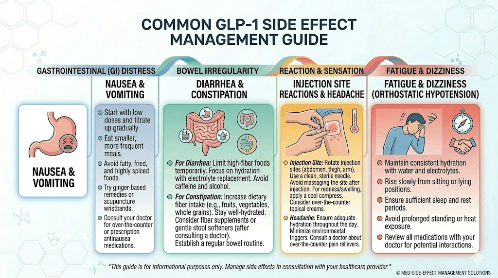 Common side effects of tirzepatide alternatives and how to manage them