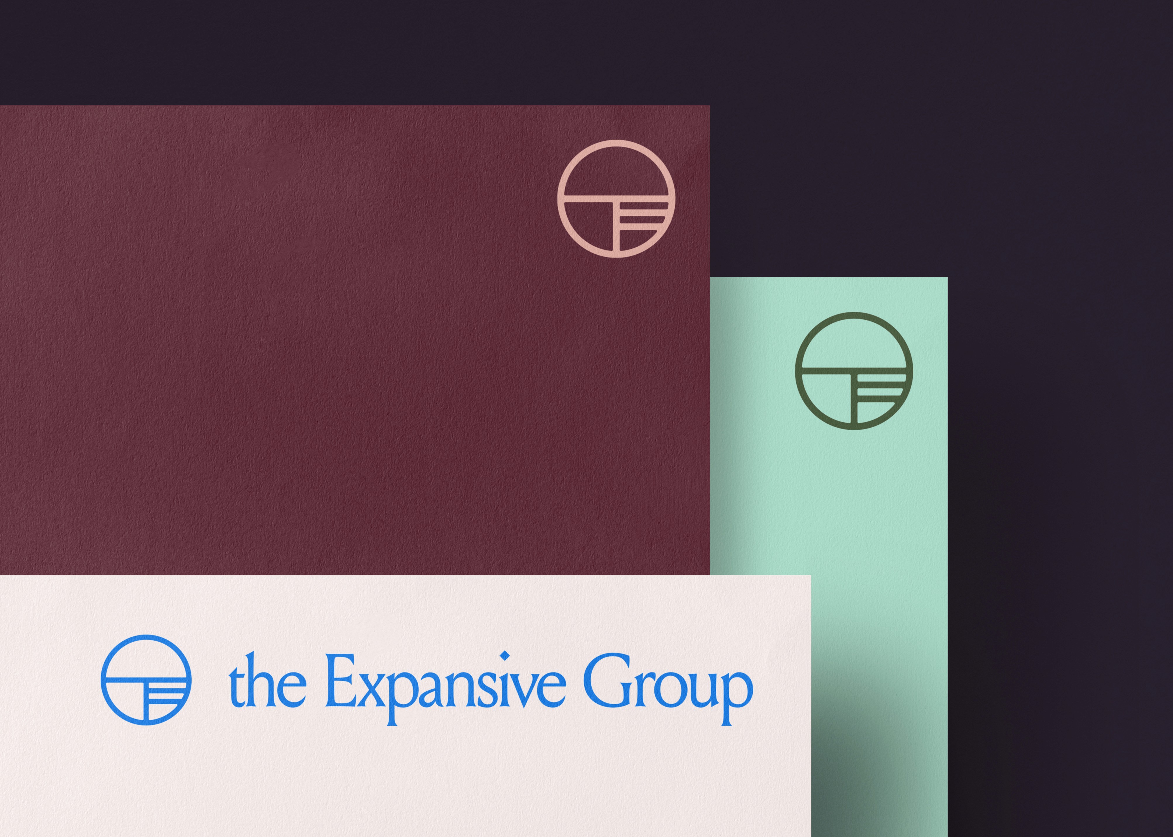 Branded "the Expansive Group" stationary.