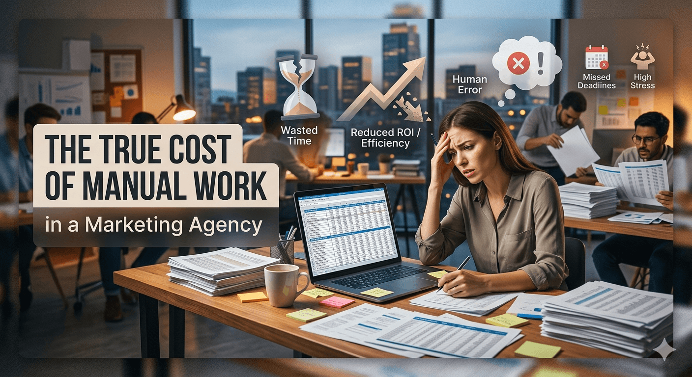 True Cost of Manual Work in a Marketing Agency (And How to Calculate Yours)
