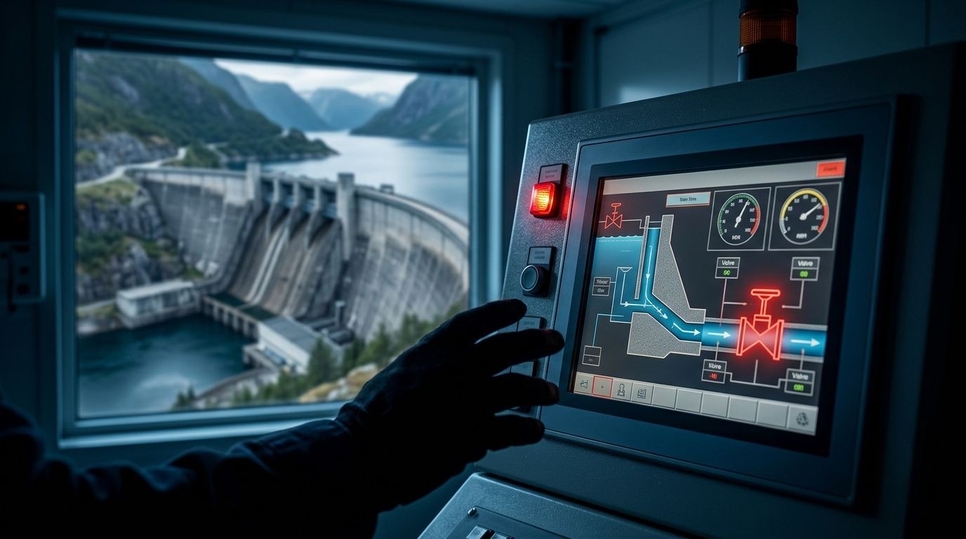 Lake dam Cyberattack
