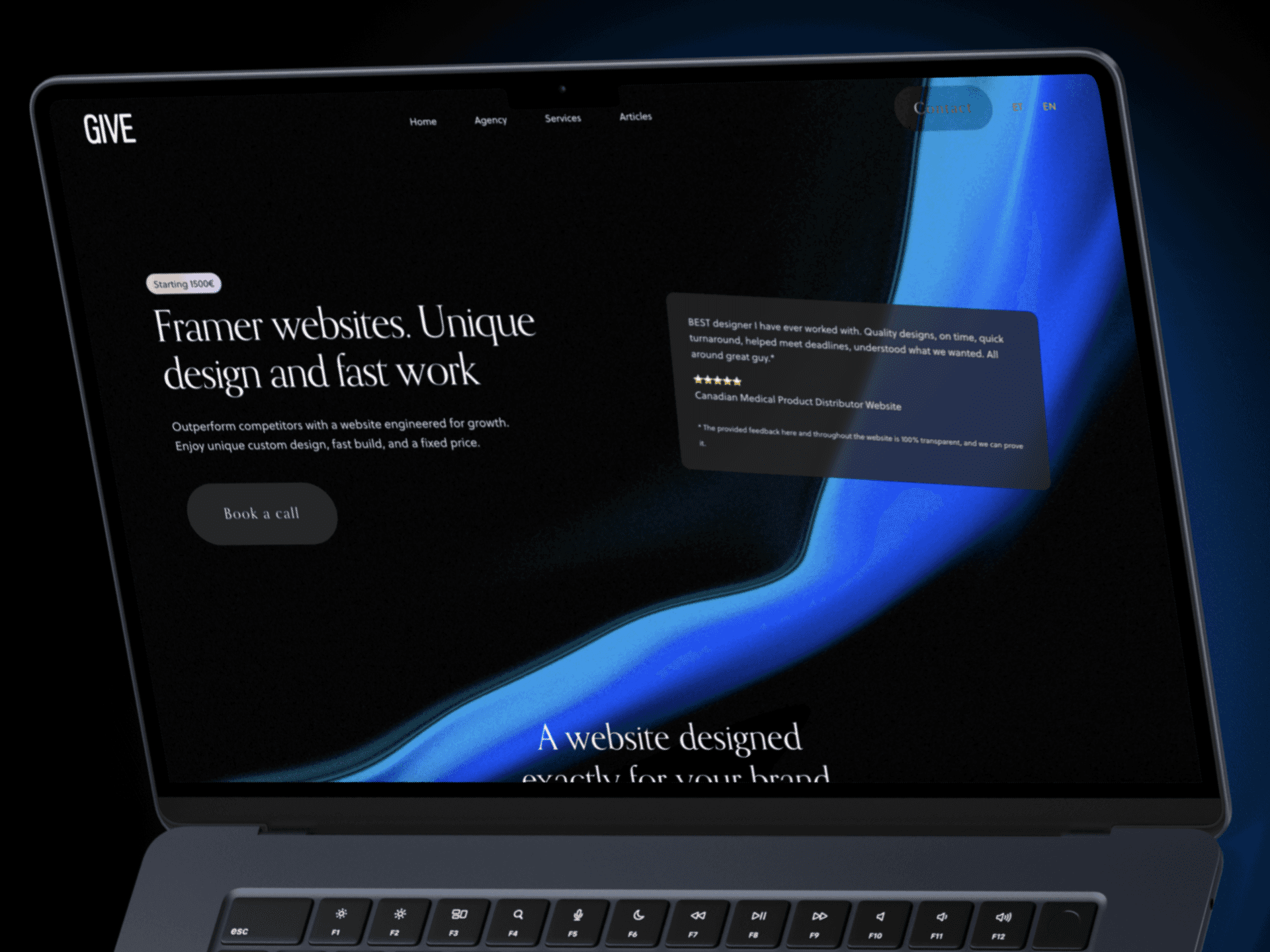 Give Framer websites