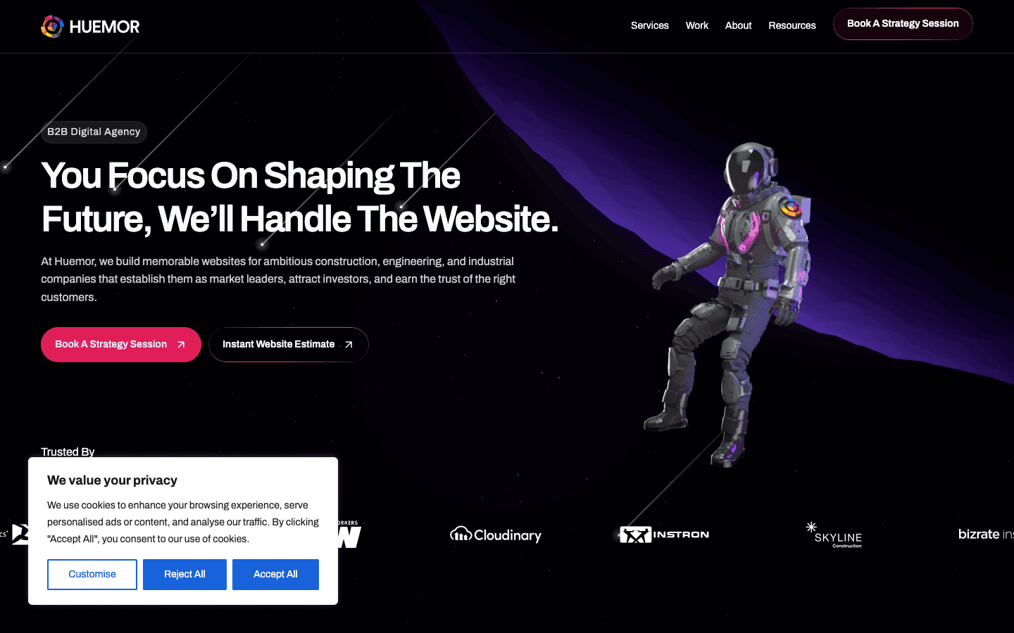 Huemor: Conversion-focused websites, memorable experiences, brand-driven listed among the best edtech product design agencies for edtech expertise