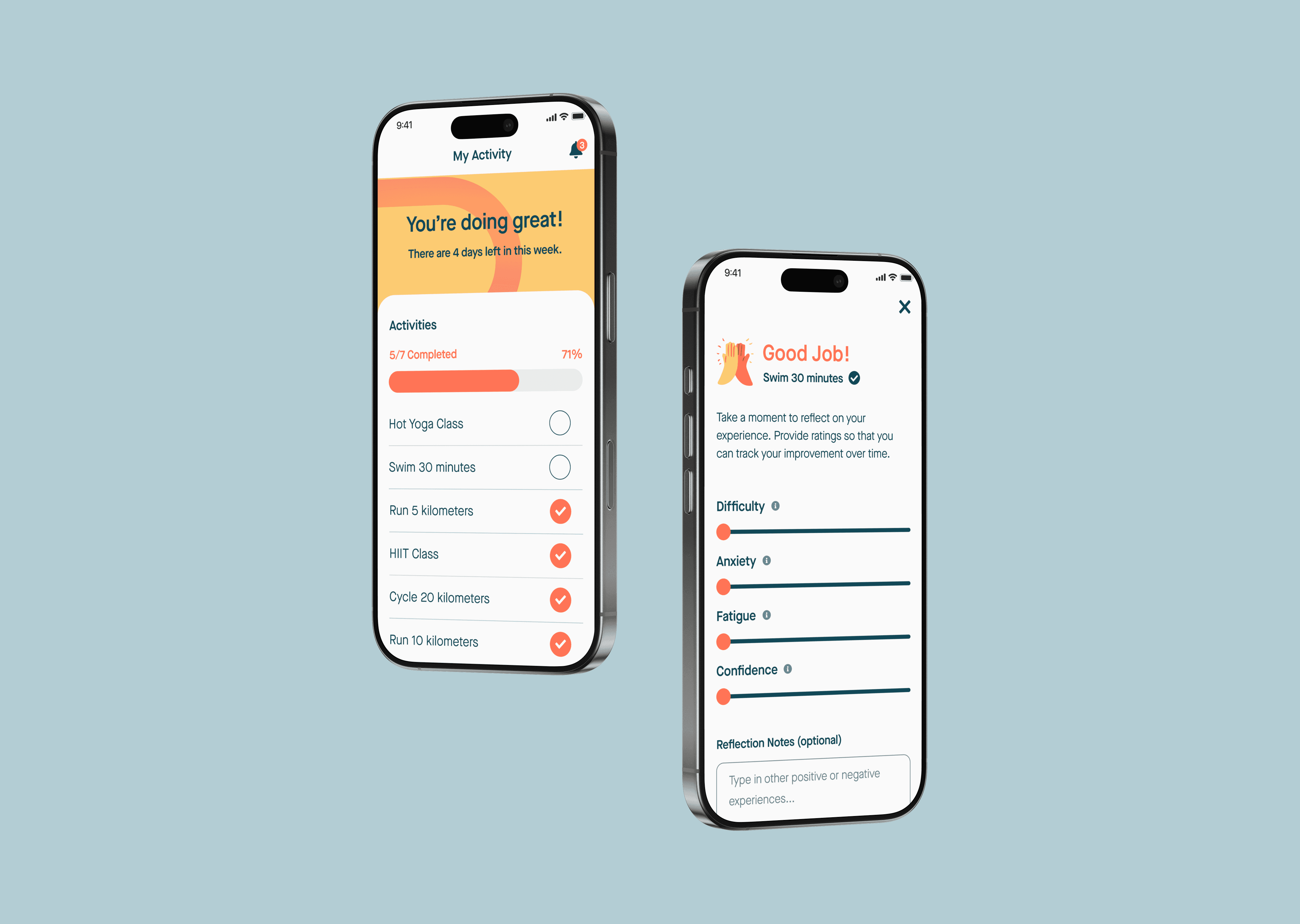A mockup with 3 screens from jop portal app