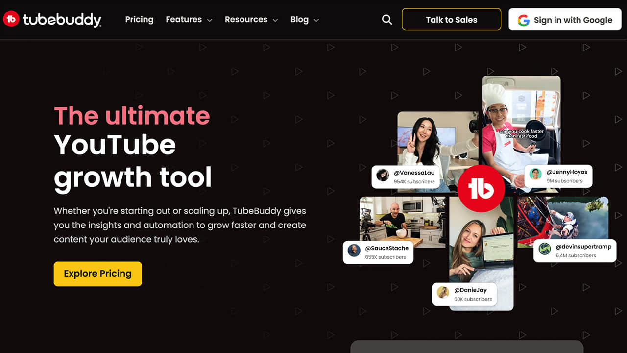 TubeBuddy interface screenshot