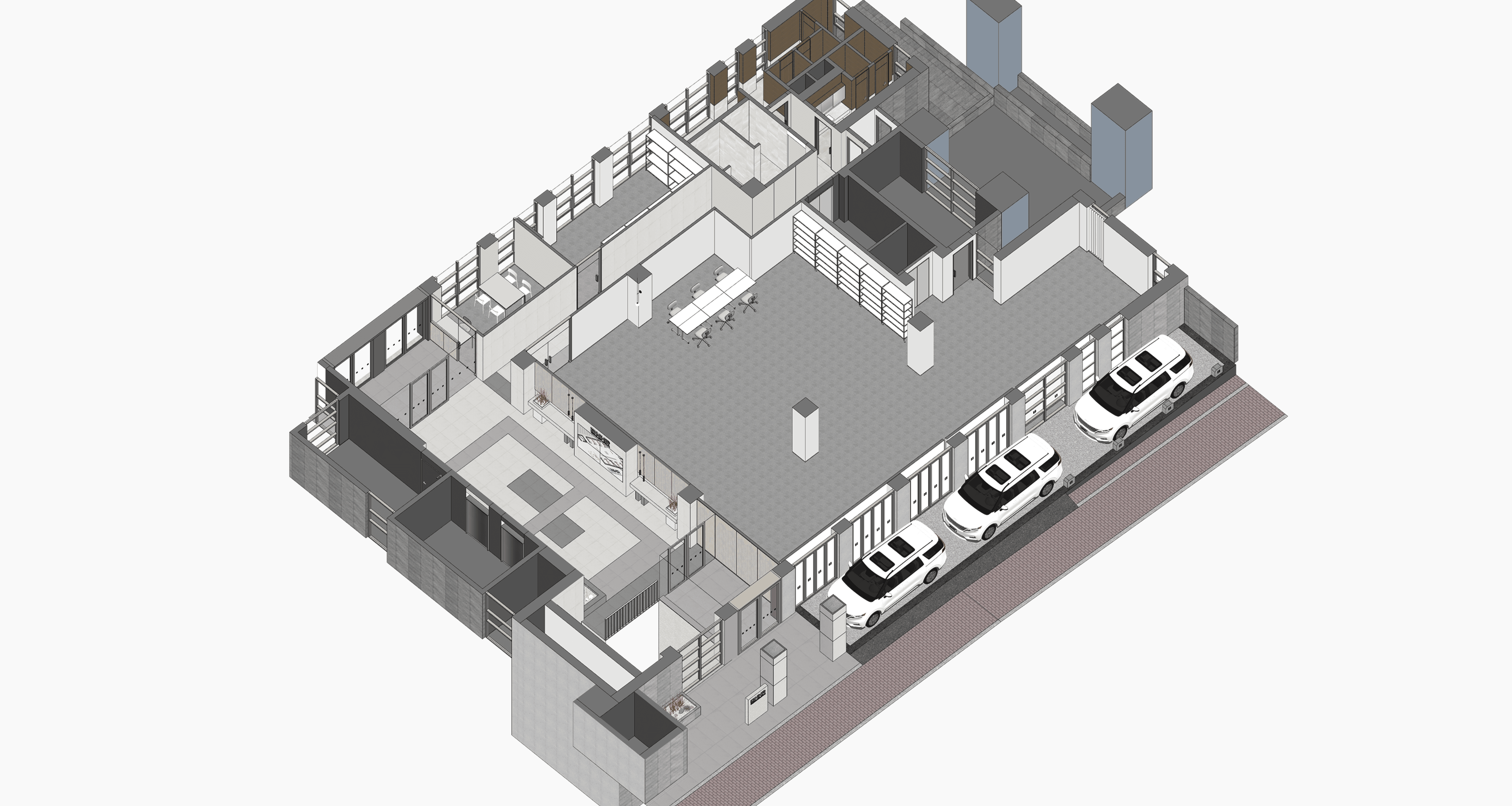 사옥 1층 도면 이미지