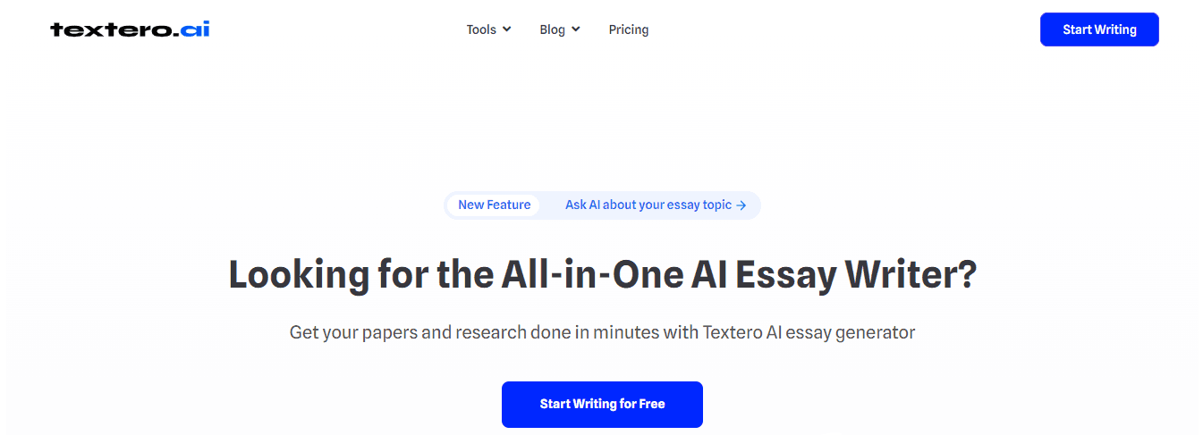 Textero - How To Get AI To Write An Essay