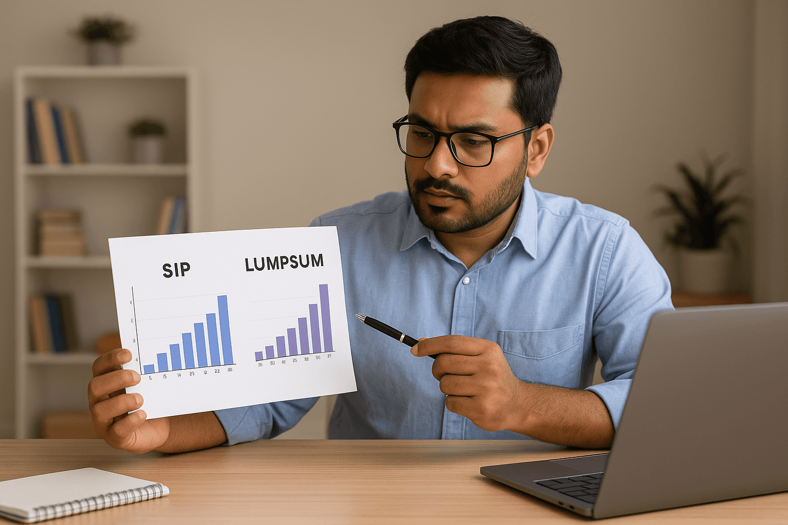 Compare different investment scenarios