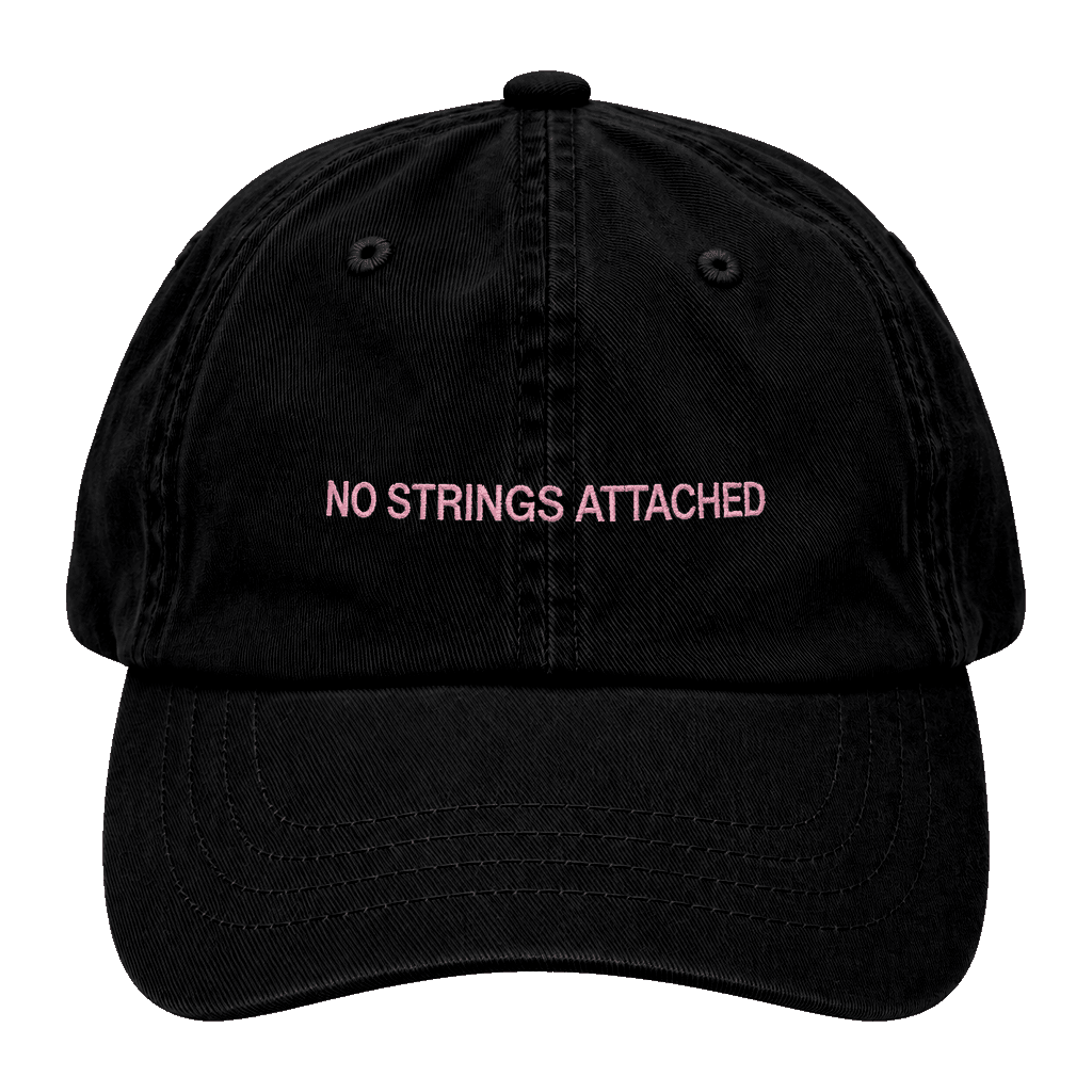 Black No Strings Attached hat