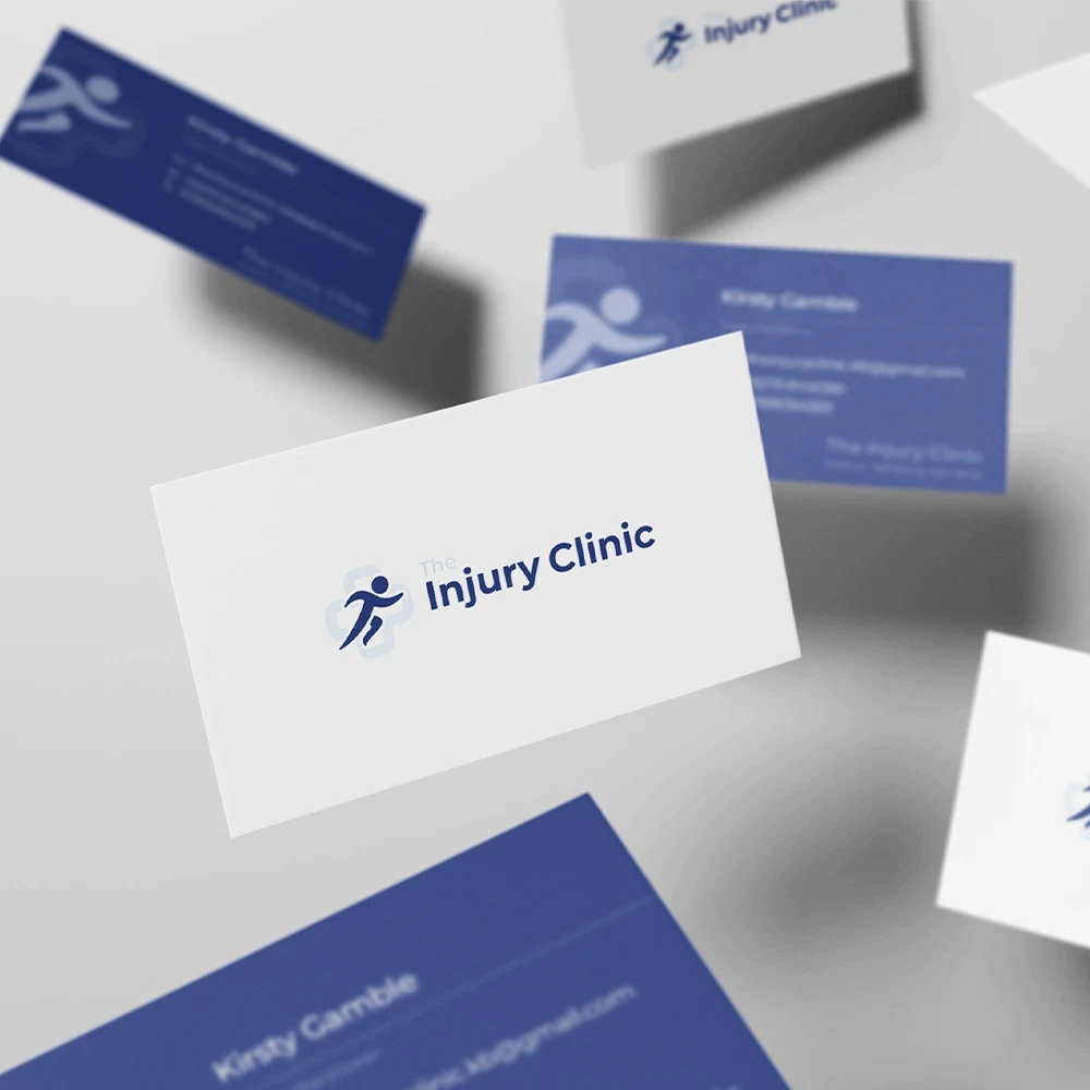 Injury Clinic Business Cards