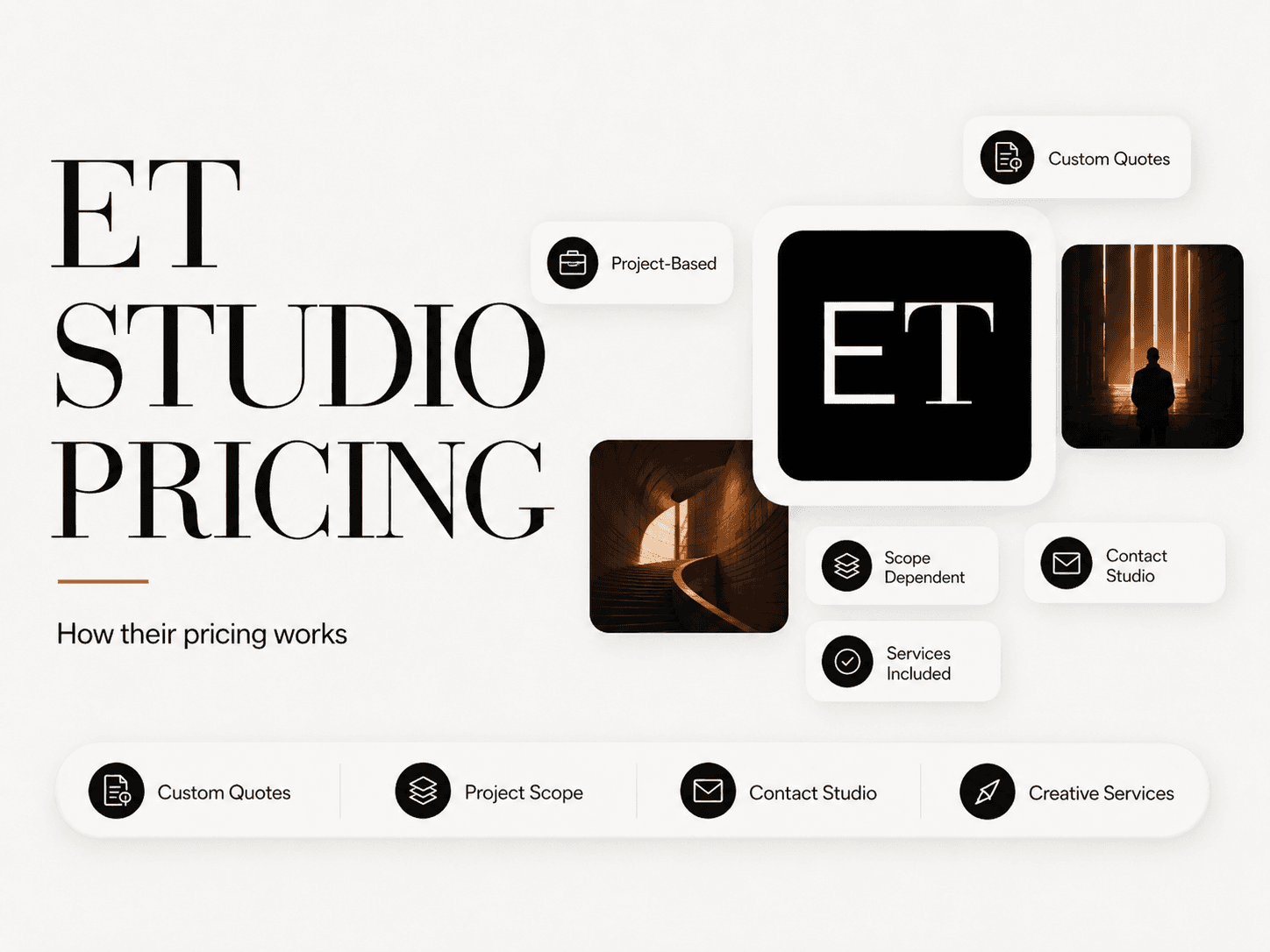 ET Studio pricing and services breakdown