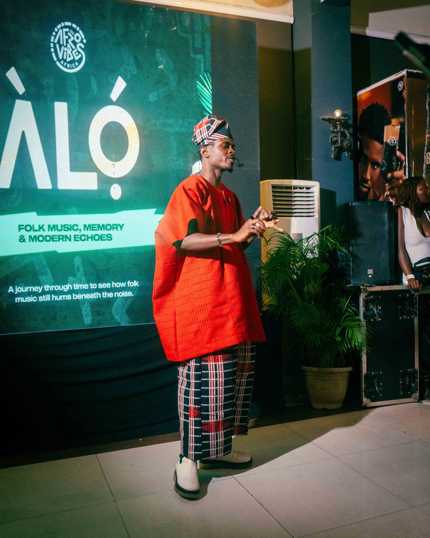 Alo 2025 by Afrovibes Africa live stage experience with environmental visual by MetaCraft.