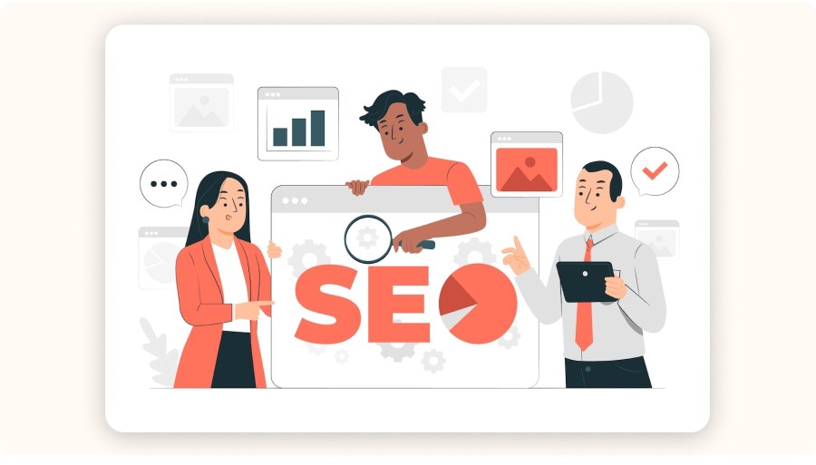 Persons with “SEO” words