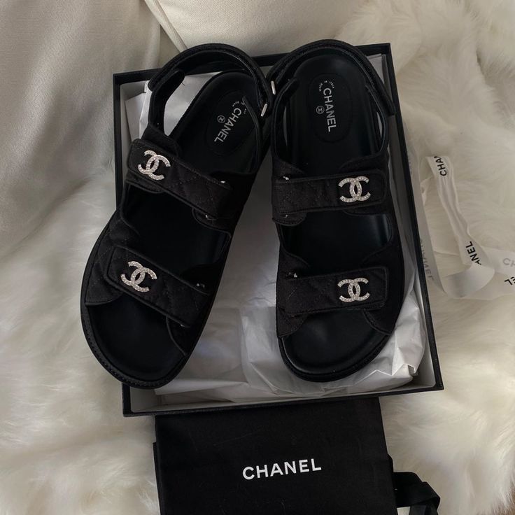 The Elegance of Chanel Dad Sandals