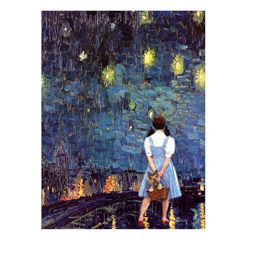 Dorothy imerge na pintura de Van Gogh
