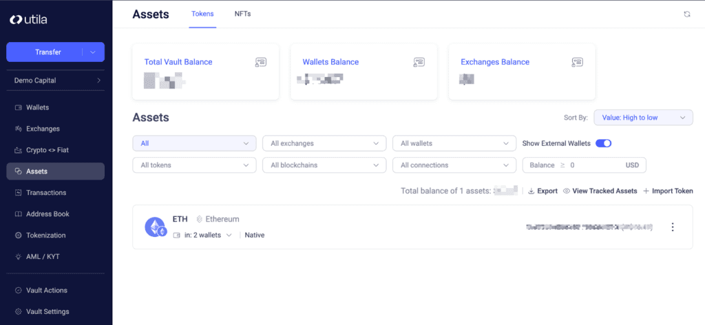 Unified tracking - Utila trading operations platform