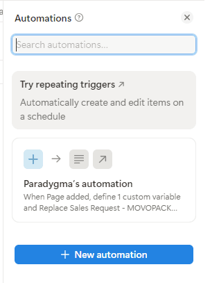 Automazione del database prototipi 