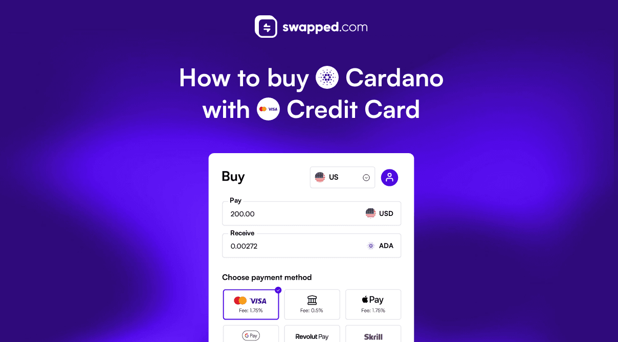 How to buy Cardano (ADA) with Credit Card