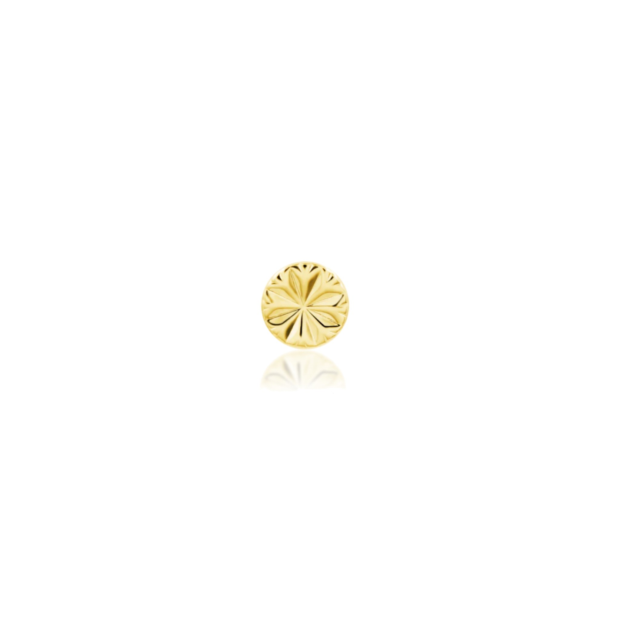gold disk jewellery, boston piercer, ear piercing, newton piercing, ear curation, piercings