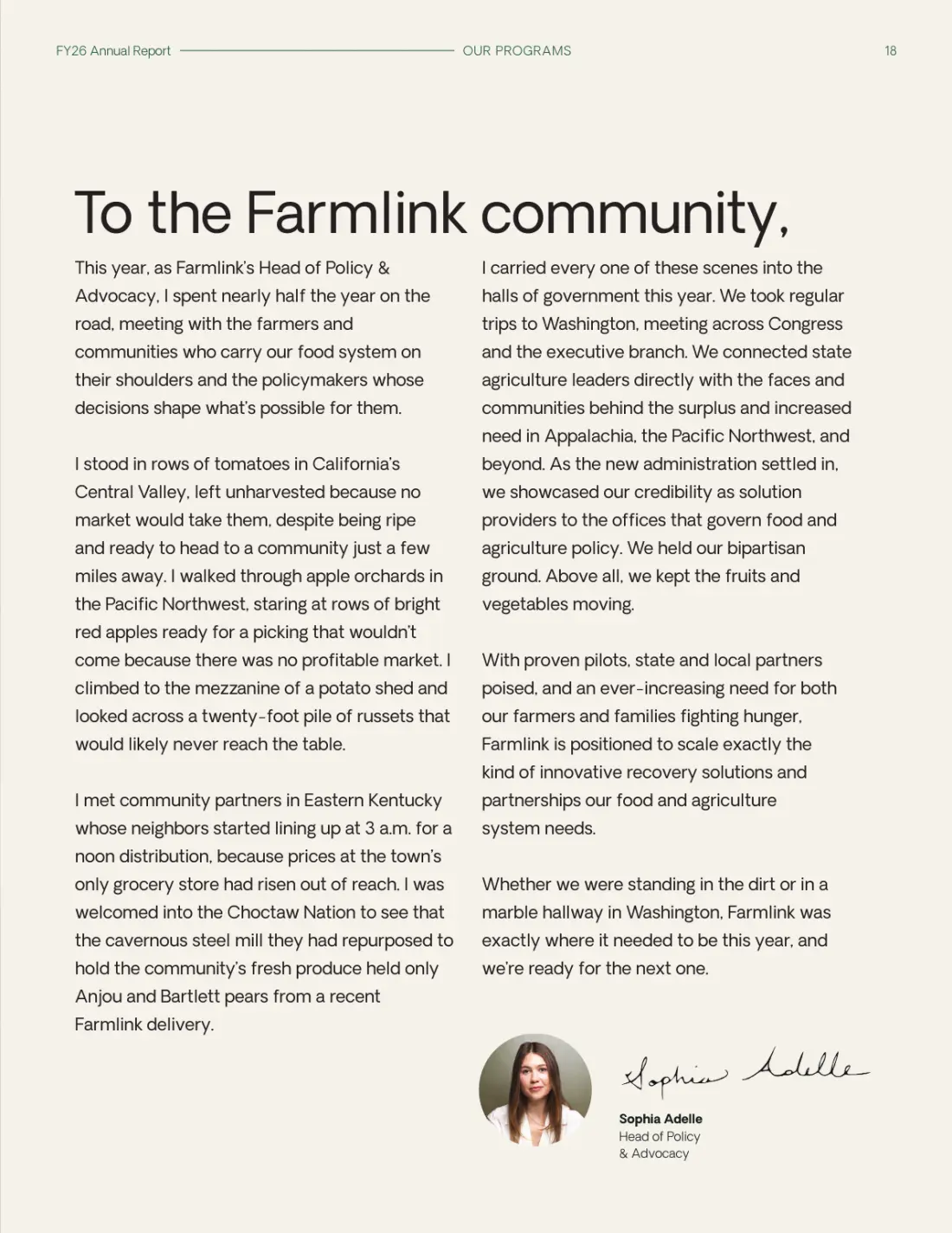 FY26 Annual Report, page 19