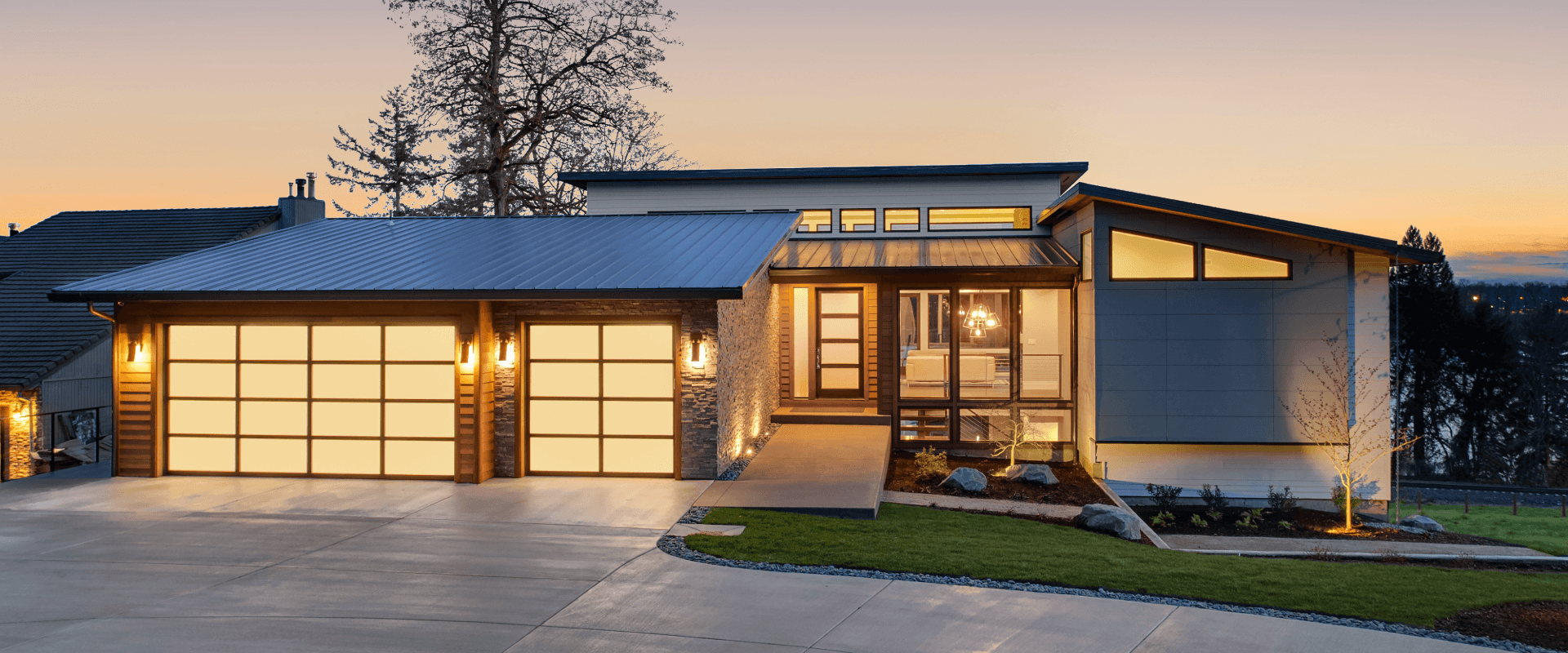 Outdoor Custom cabin near a lake shore