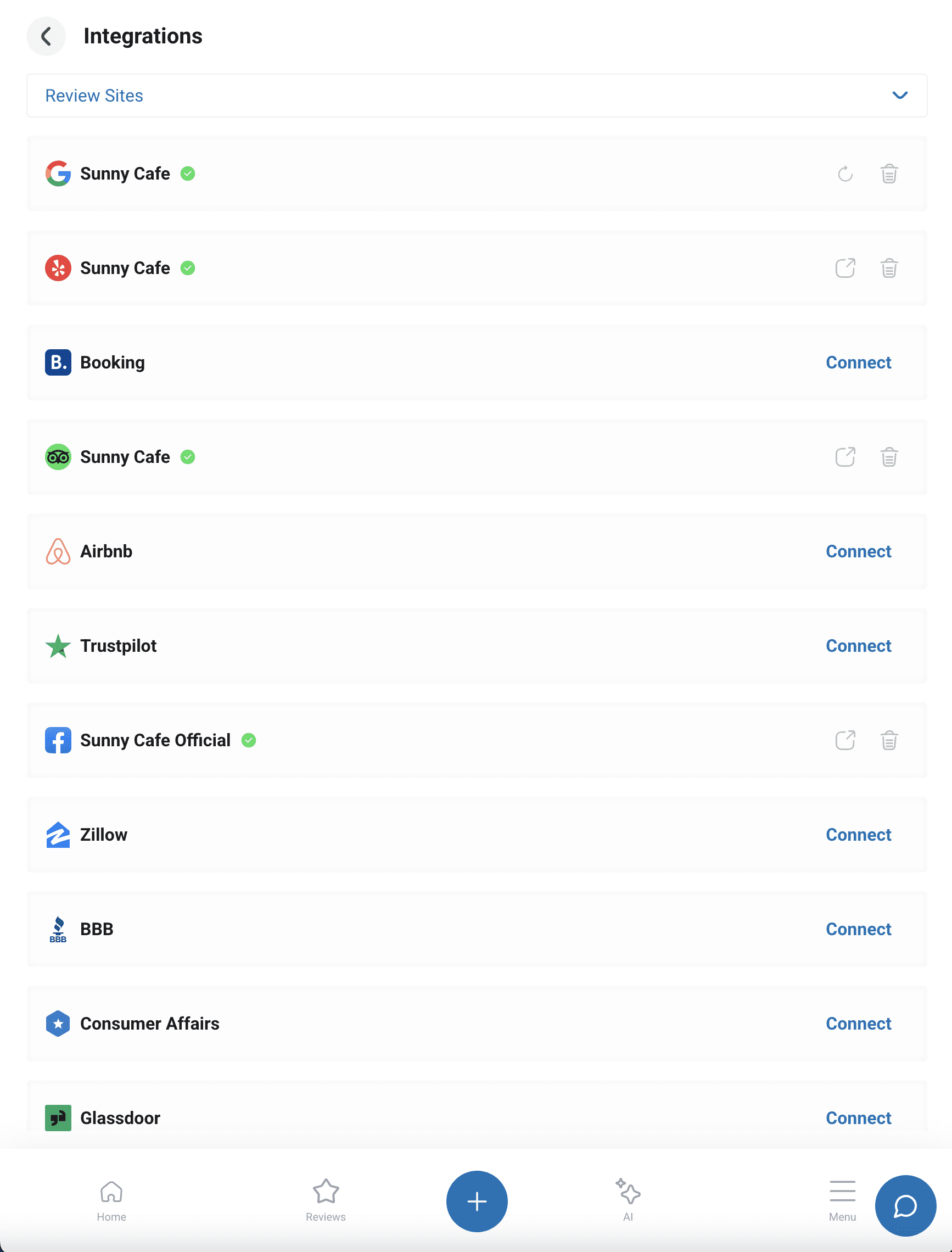 An image of Freelio's project ui