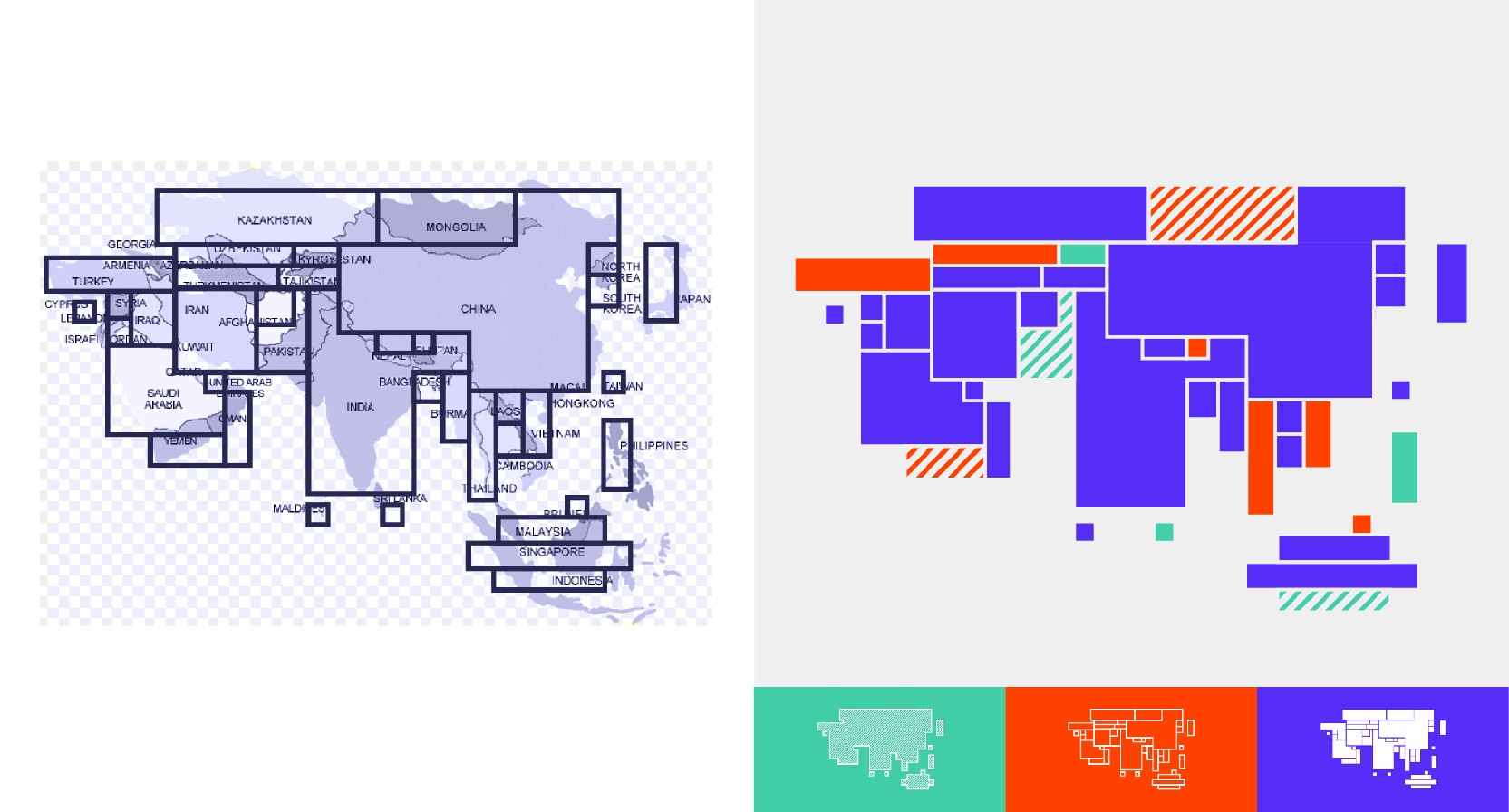 colorful map