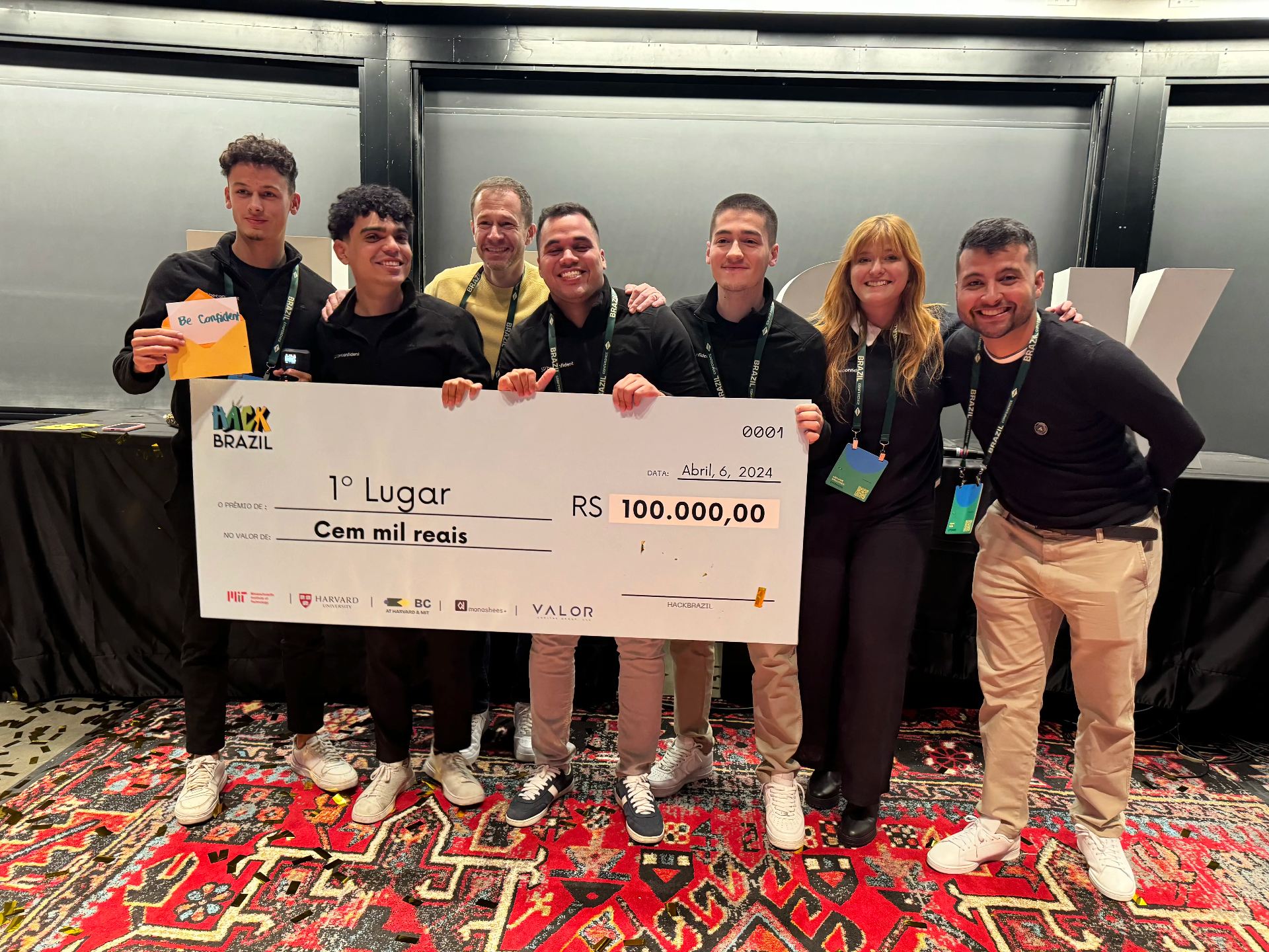 Registros da equipe BeConfident em eventos e premiações