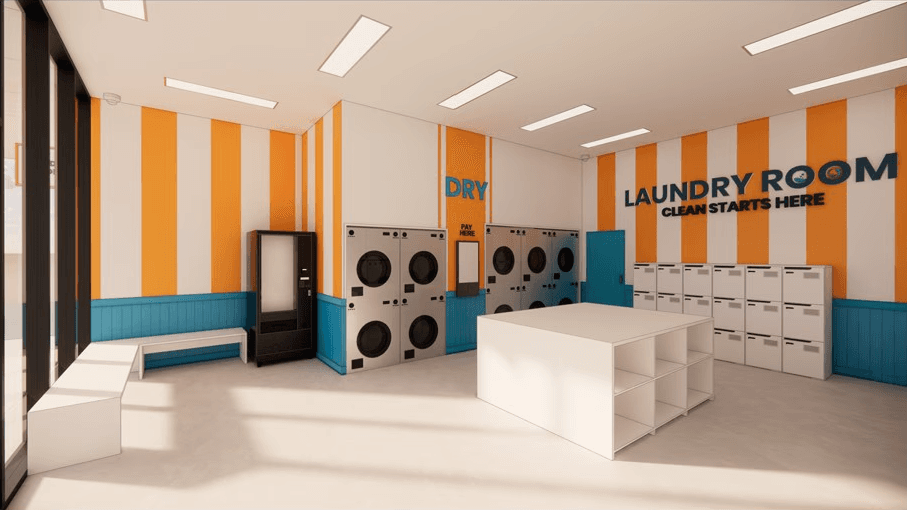 Dynamic picture of a cyclist riding downhill