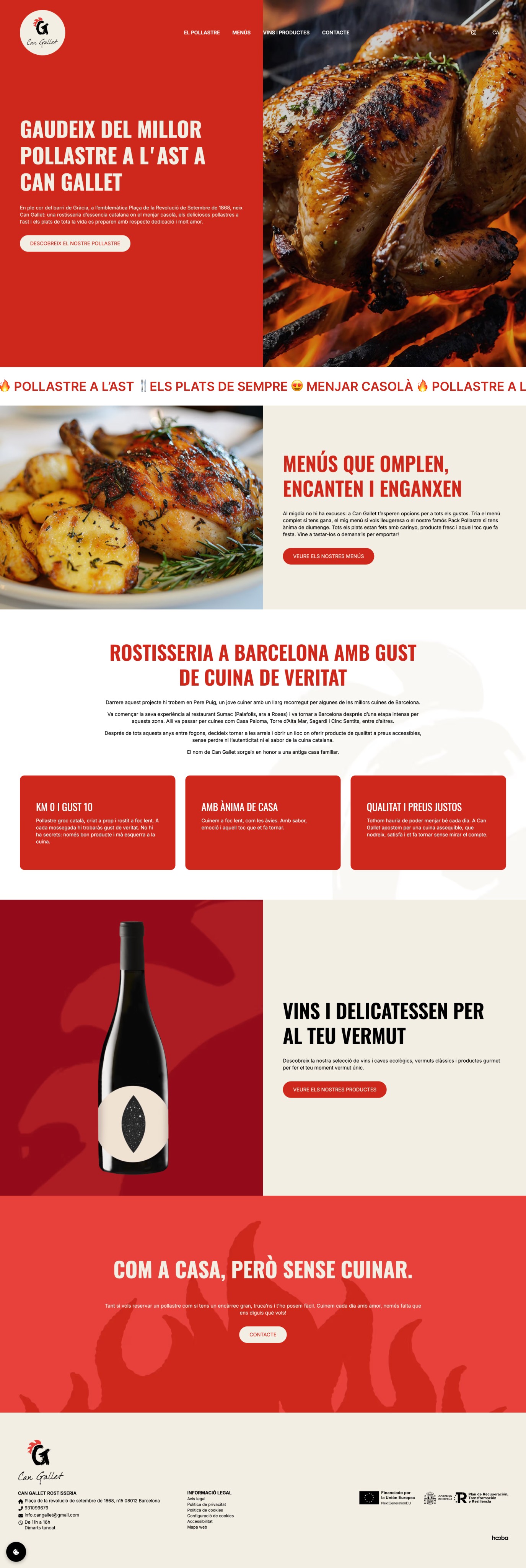 Can gallet - Web deisgn - Home page