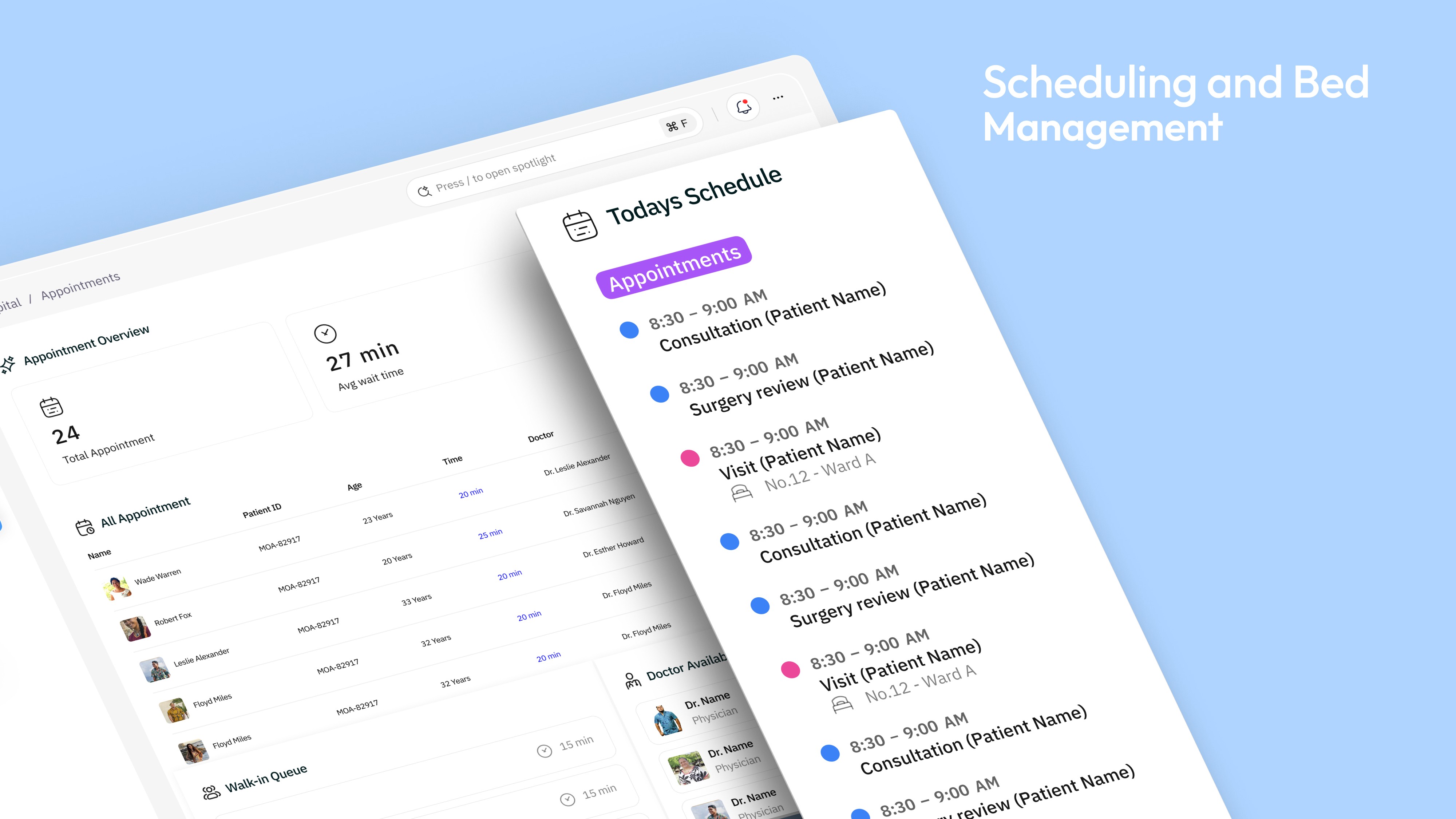 Male doctor examining little girl holding teddy bear toy