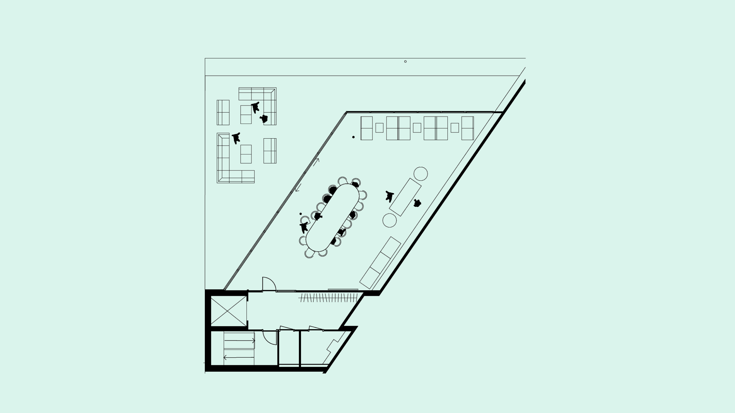 Diner- of lunchopstelling