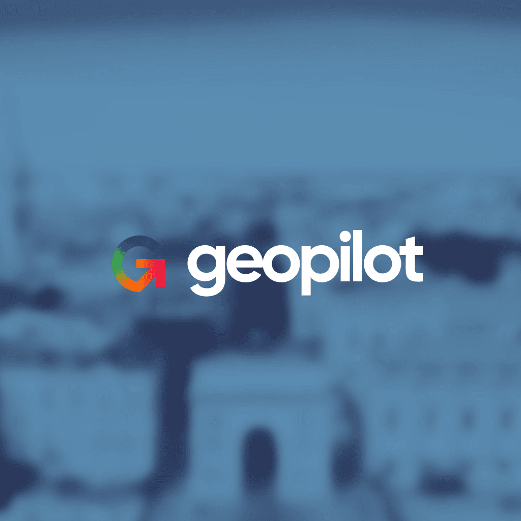 Geopilot – interface d'une application de gestion de données