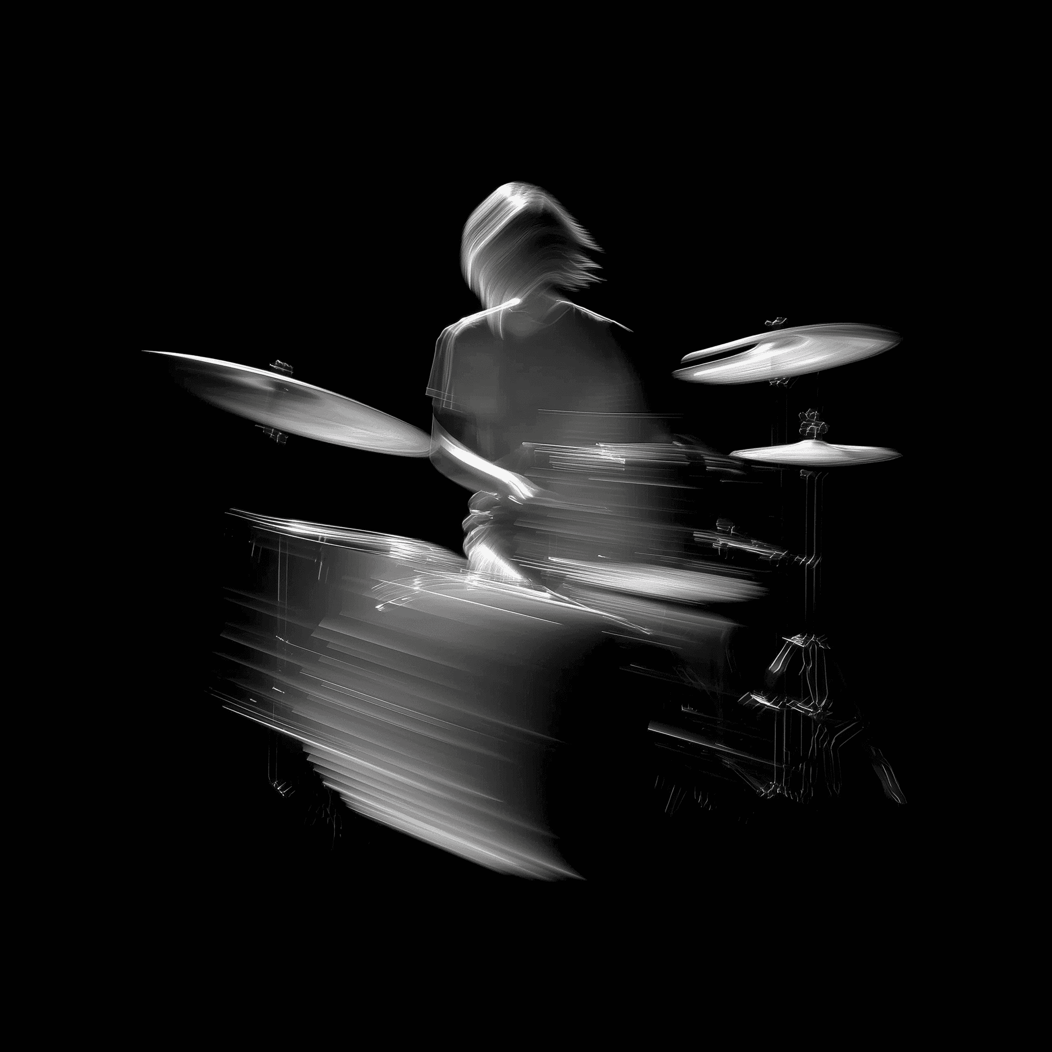 futuristic robot with a grey background