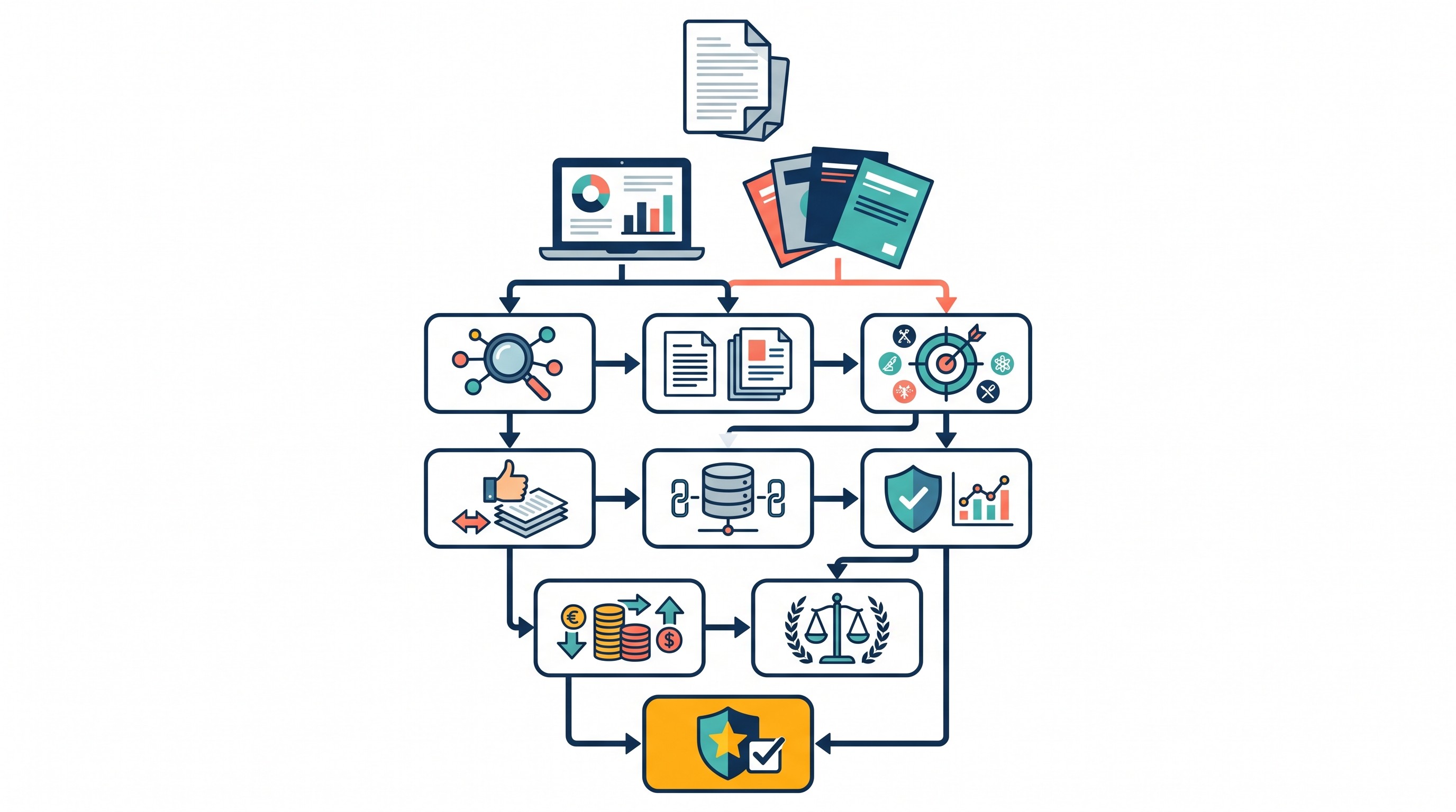 Journal selection decision flowchart