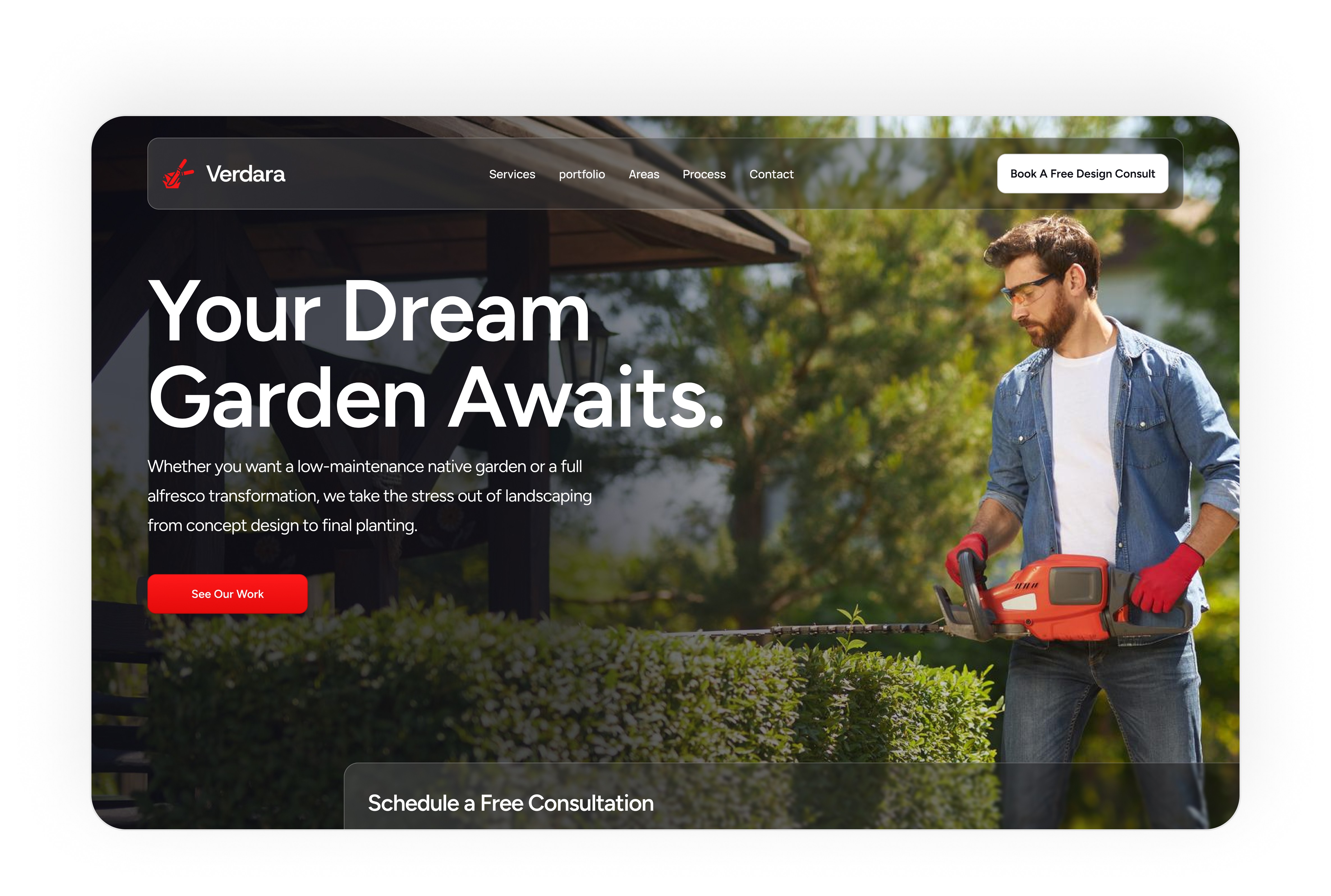 AirVanta HVAC website design displayed on a laptop