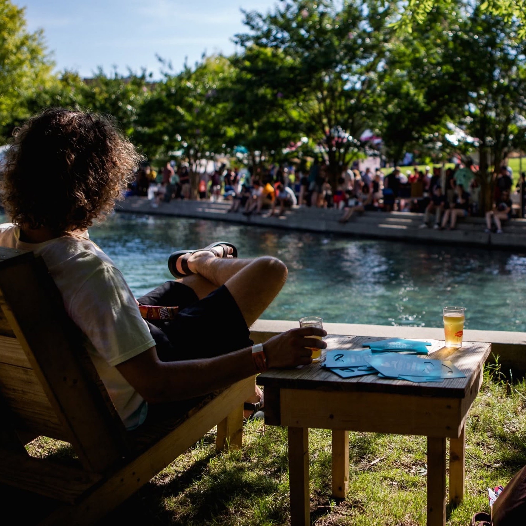 Knoxville Brewfest beside the water at World's Fair Park