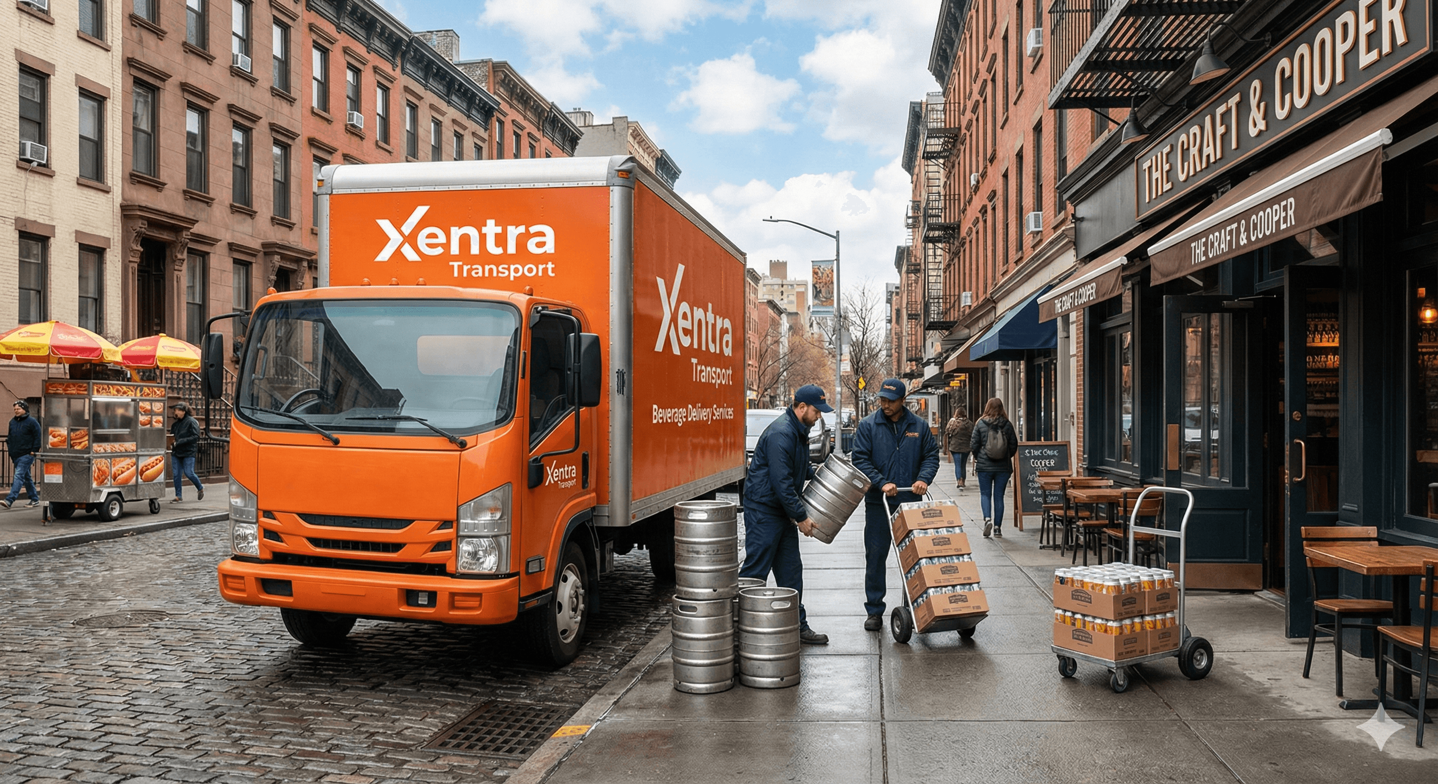 sprinter van doing bulk delivery order