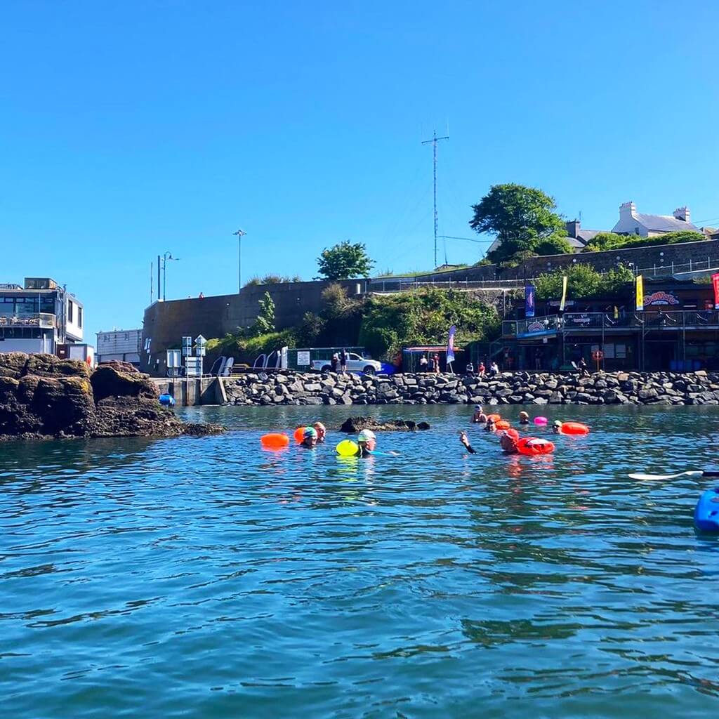 Members swim class in Dunmore East
