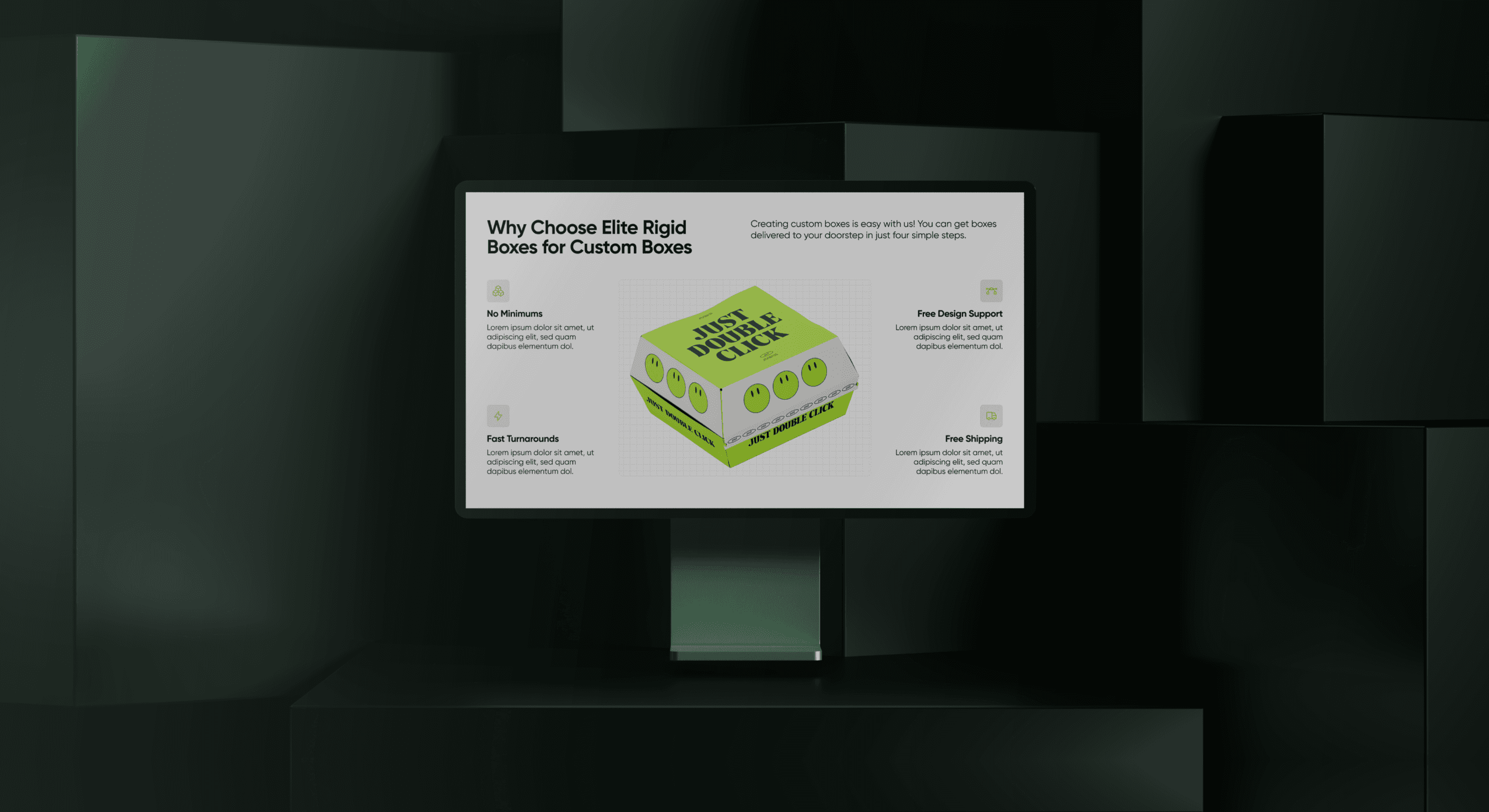 Product Collection Page UI – Browse Elegant Rigid Box Series by Theme and Occasion