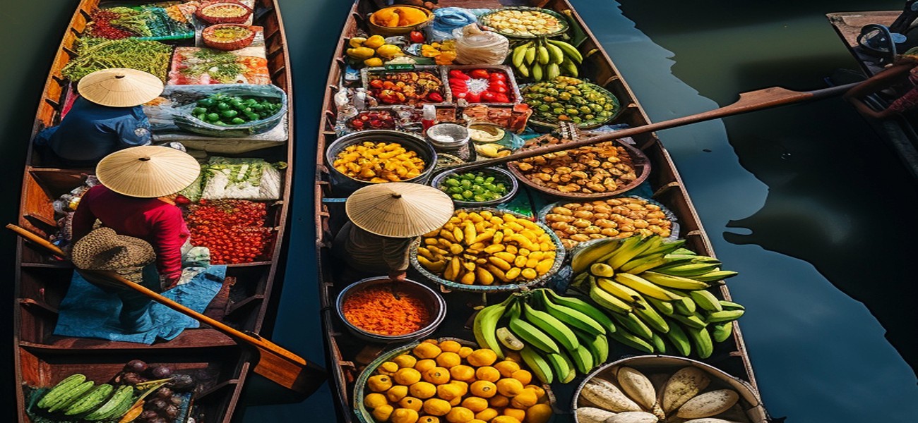 Visit the Floating Markets