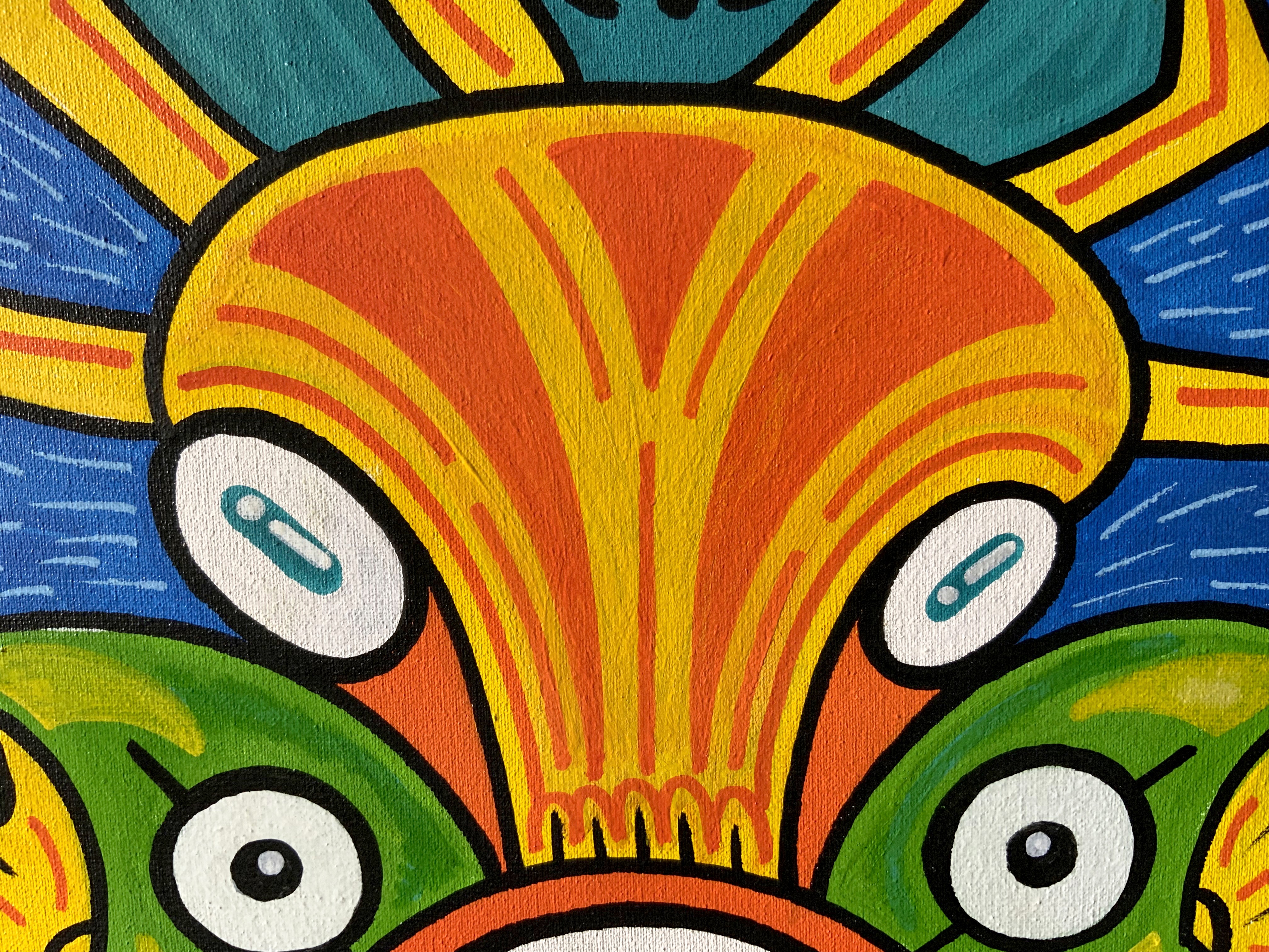 Loups de mer. Detail crab
